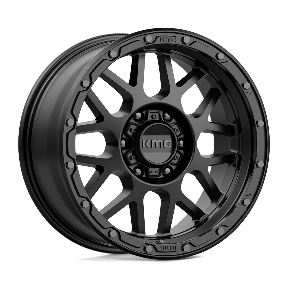 KMC KM535 Grenade Off-Road wheel in Matte Black, universal fit