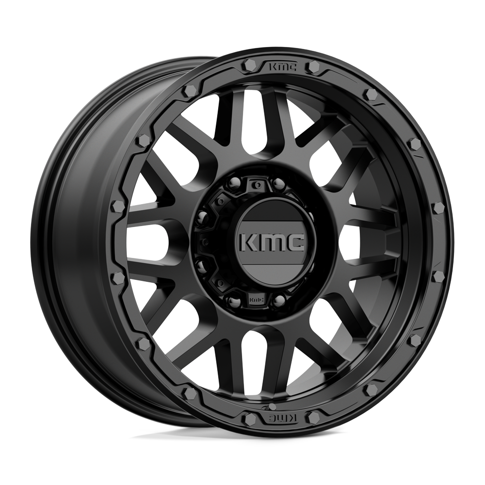 KMC KM535 Grenade Off-Road wheel in Matte Black for off-road trucks and SUVs