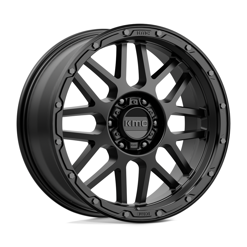 KMC KM535 Grenade Off-Road wheel in Matte Black for off-road trucks and SUVs