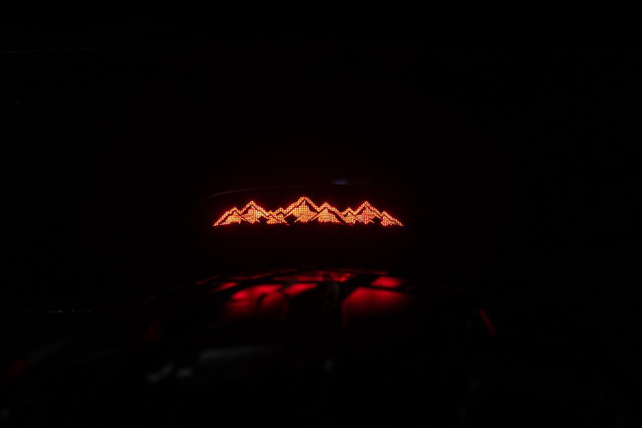 Laser Series Acrylic Third Brake Light Overlay - 2021+ Bronco