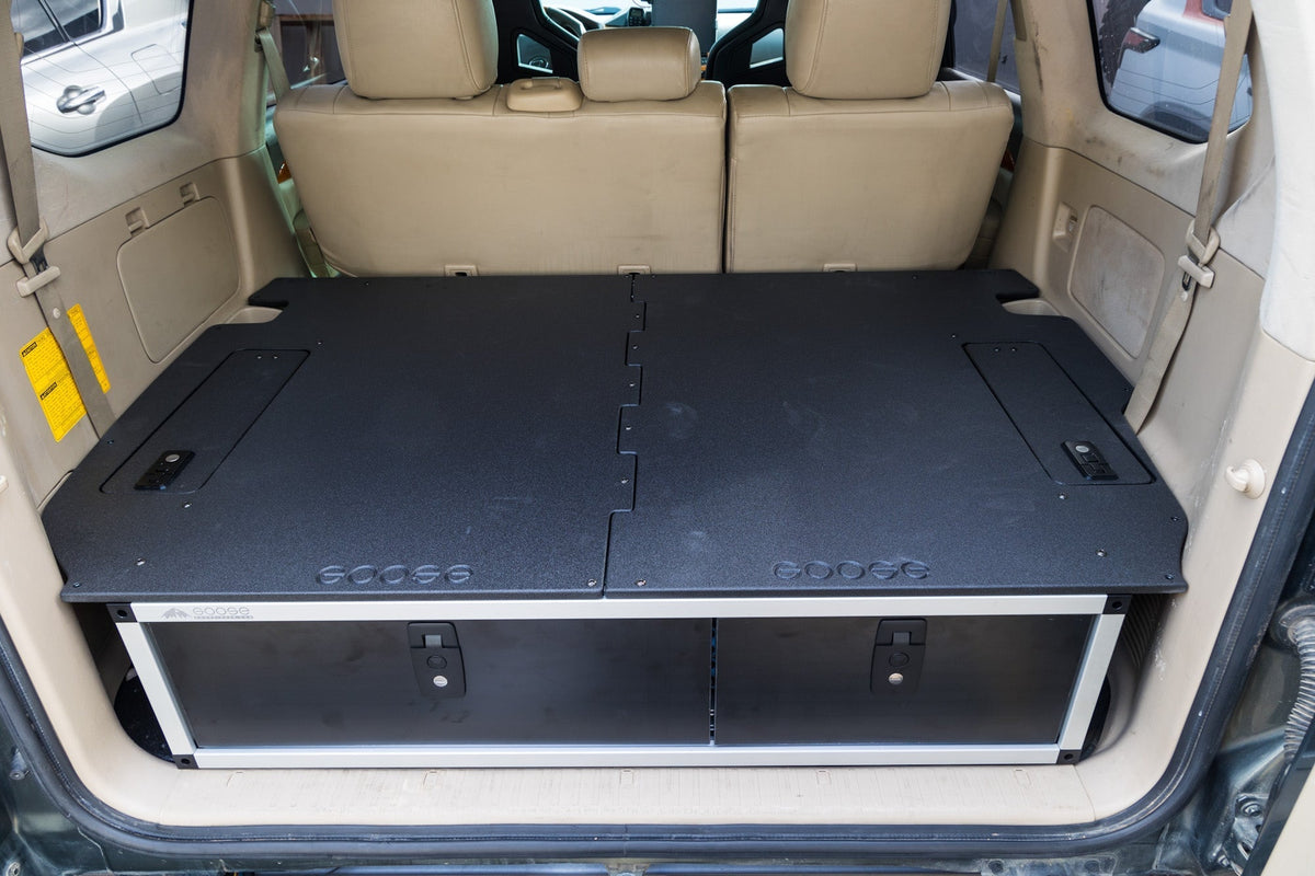 Lexus GX470 2002-2009 1st Gen. - Side x Side Drawer Module with Fitted Top Plate - 41-3/8"W x 10"H x 36"D – view 2
