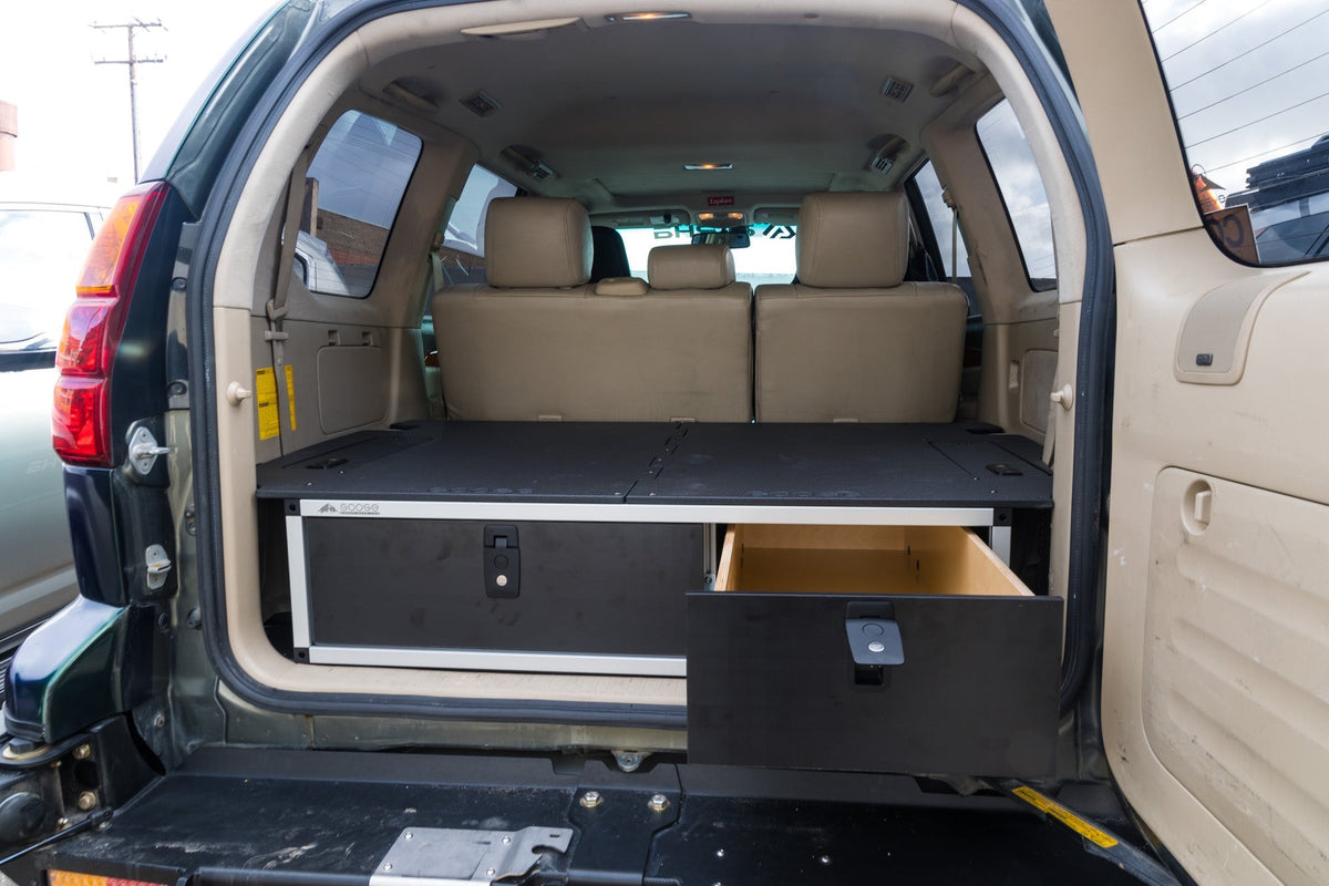 Lexus GX470 2002-2009 1st Gen. - Side x Side Drawer Module with Fitted Top Plate - 41-3/8"W x 10"H x 36"D – view 5