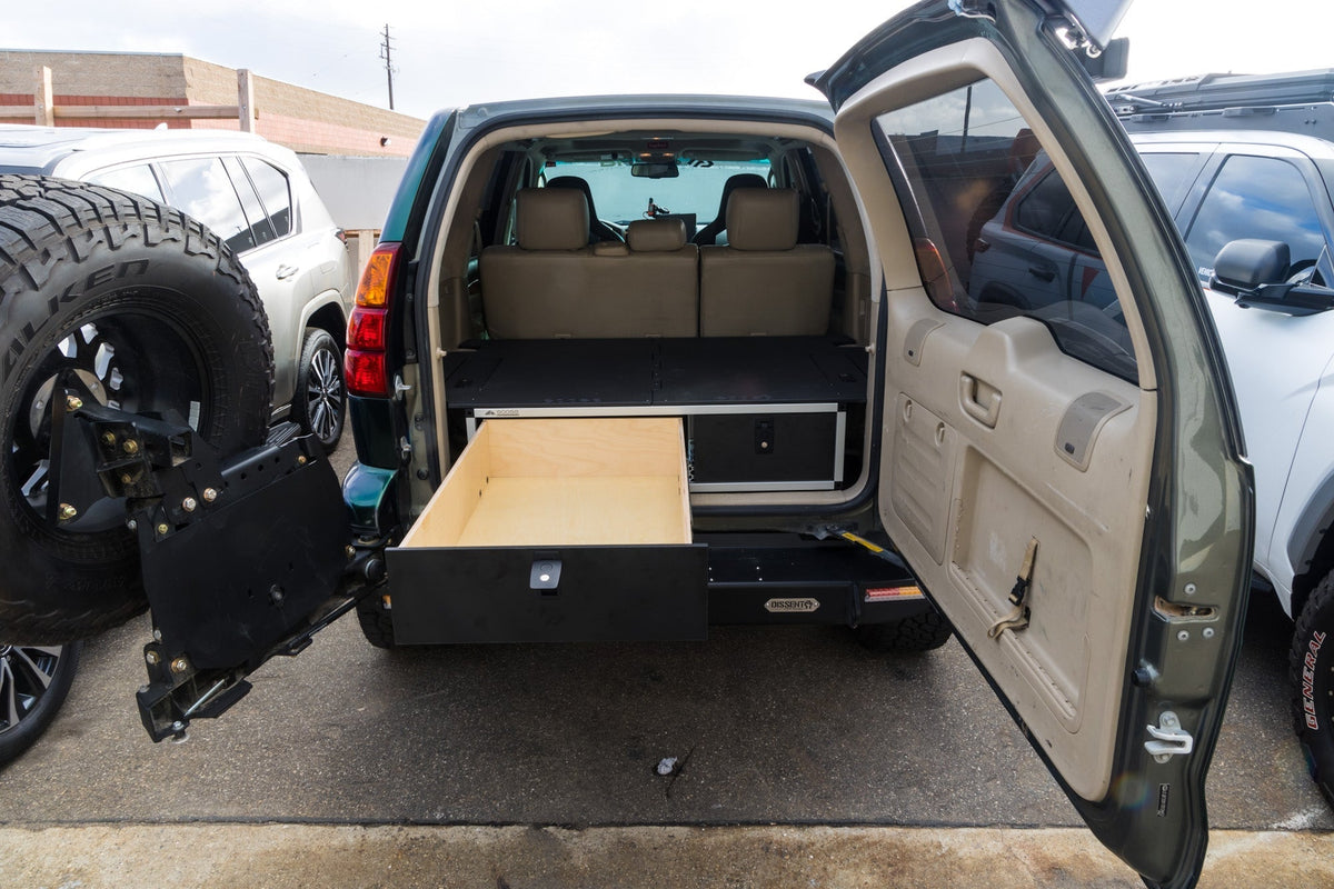 Lexus GX470 2002-2009 1st Gen. - Side x Side Drawer Module with Fitted Top Plate - 41-3/8"W x 10"H x 36"D – view 3