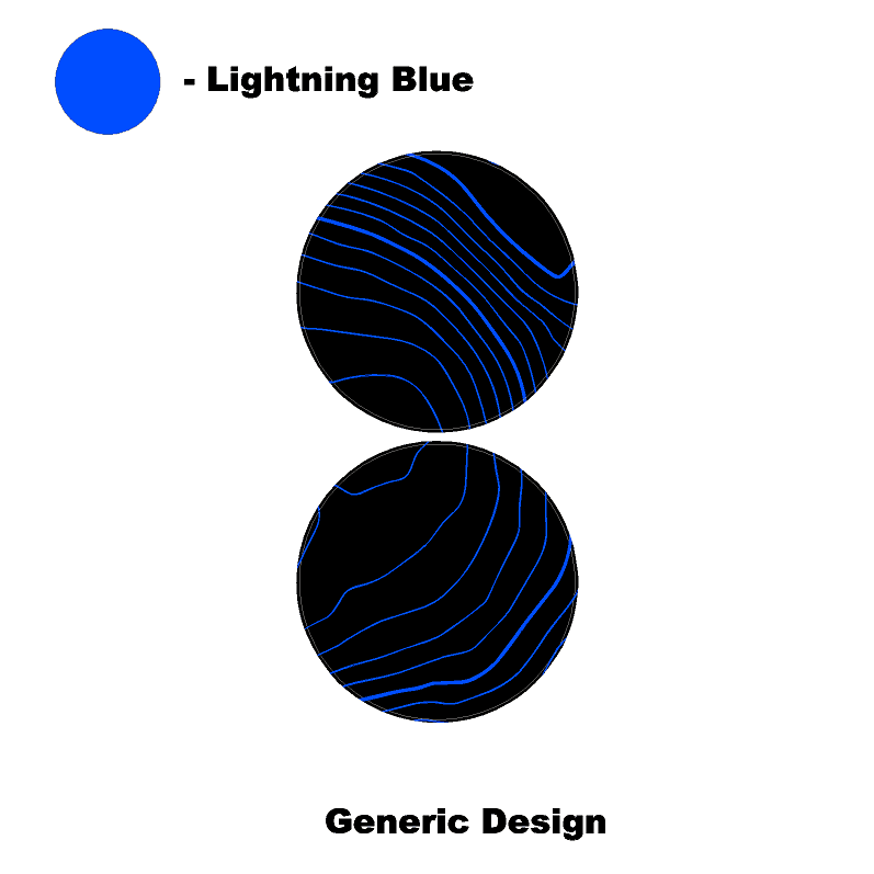 1966 Topographic Shifter Plate (Printed Series + Acrylic) - 2021+ Bronco