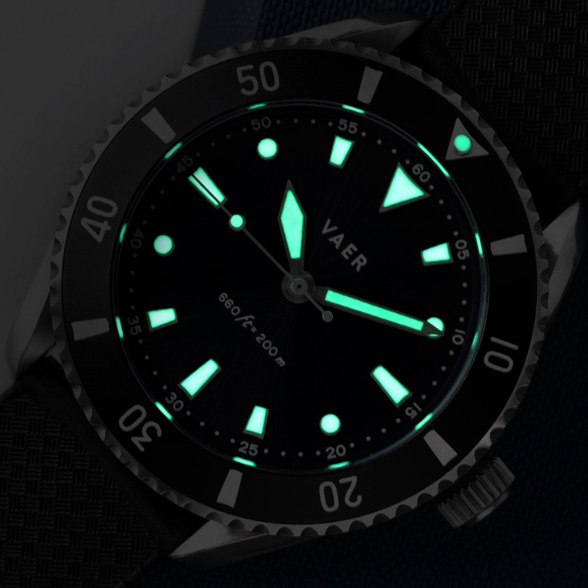 VAER DS4 Meridian Black Watch - Solar 38mm