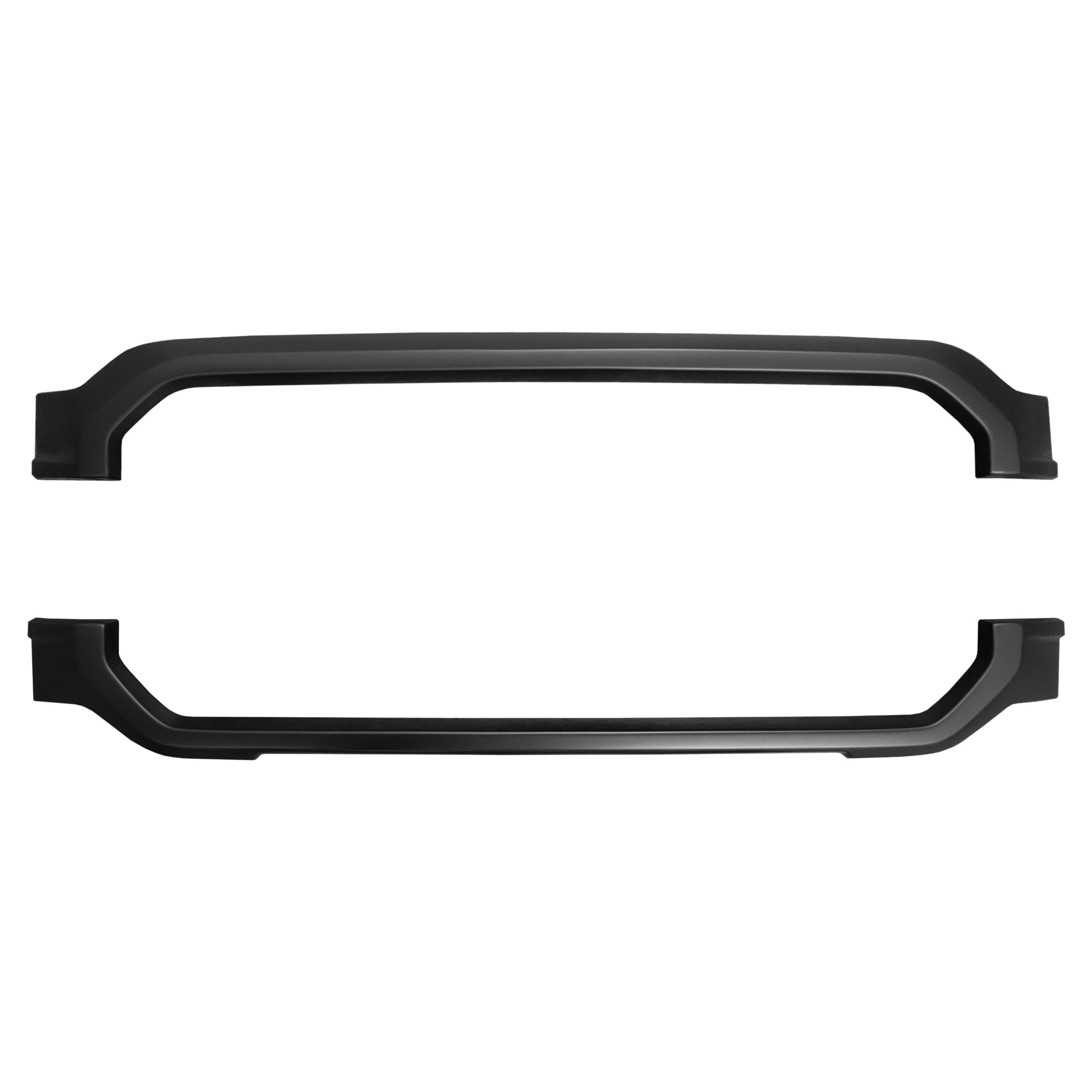 matte black upper and lower grille overlays for the 2021-2023 ford f150 SXT