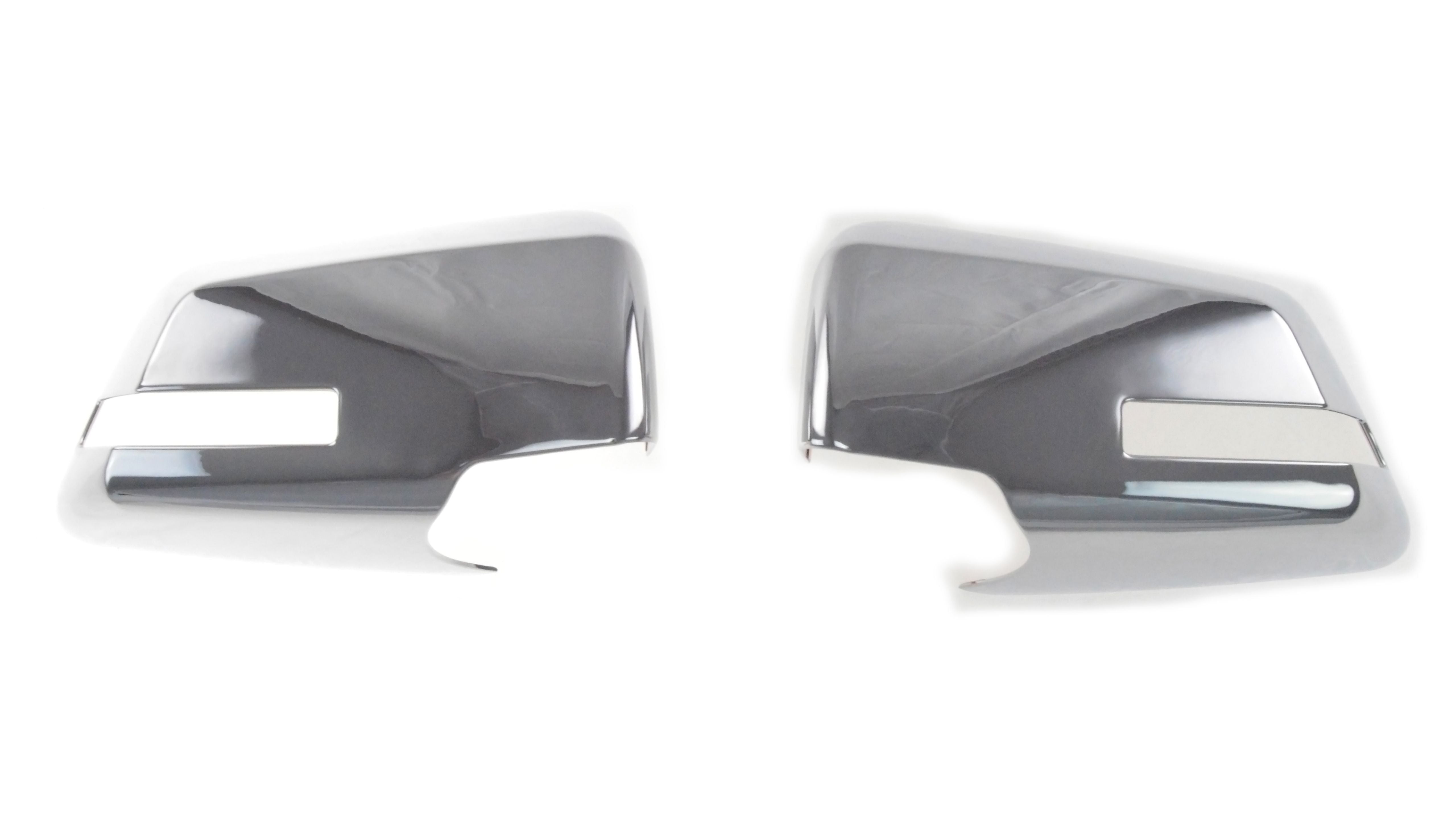 MC121 09-17 Chevrolet Traverse 4 PCS With Signal Cutout Option Full Chrome Tape-on Mirror Cover