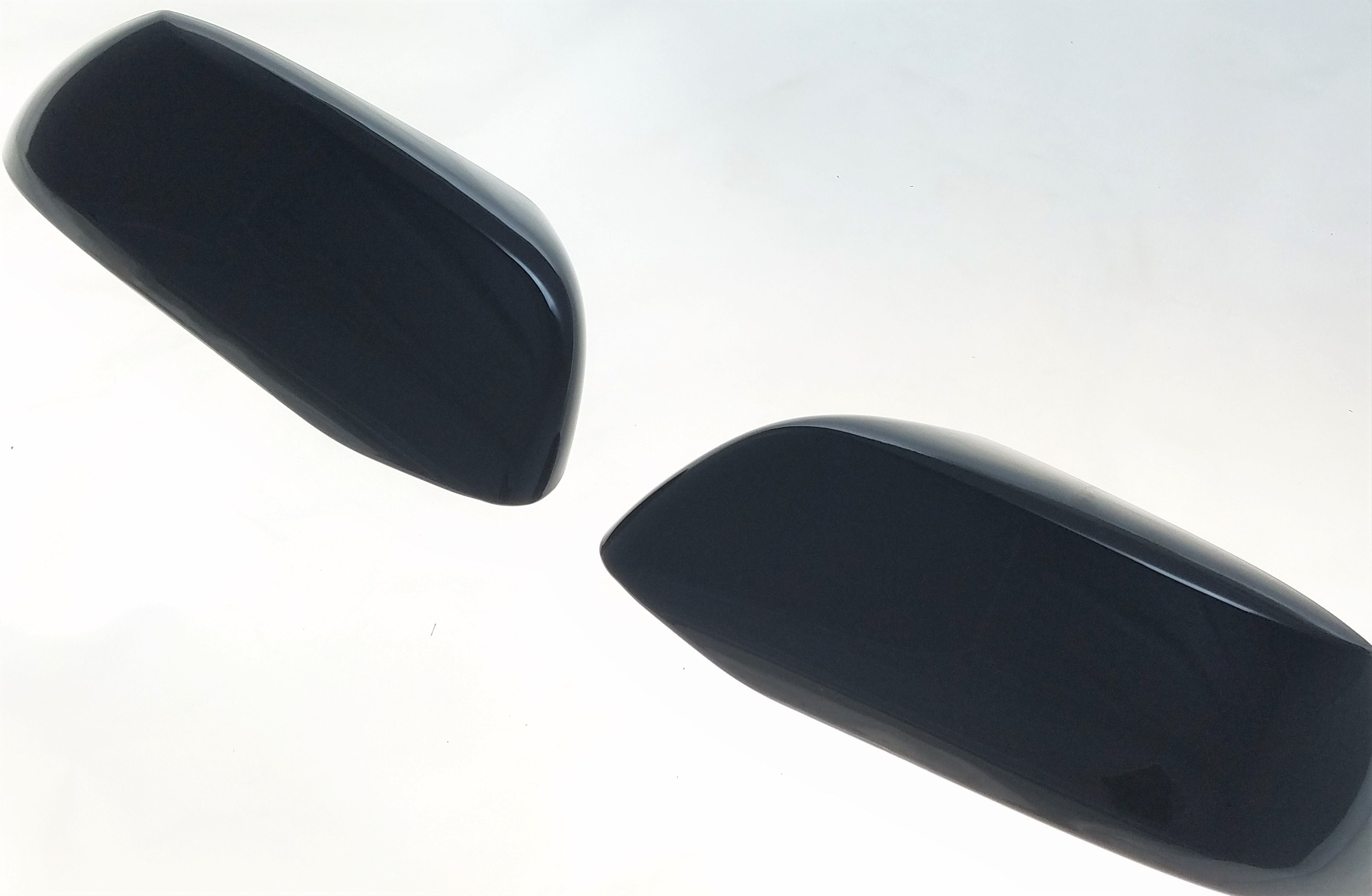 MC6197BLK 12-22 Honda CR-V 2 PCS No Turn Signal Top Gloss Black Tape-on Mirror Cover