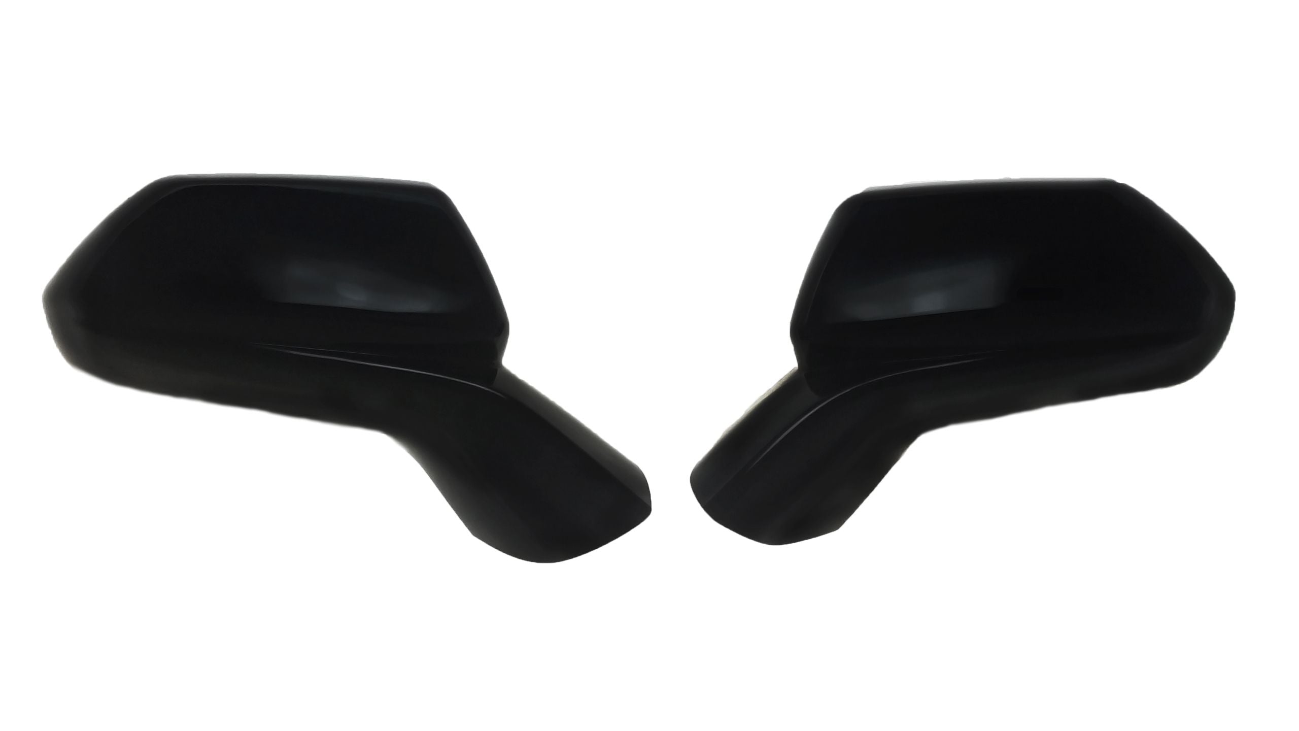MC6227BLK 16-22 Chevrolet Camaro 2 PCS Full Gloss Black Tape-on Mirror Cover