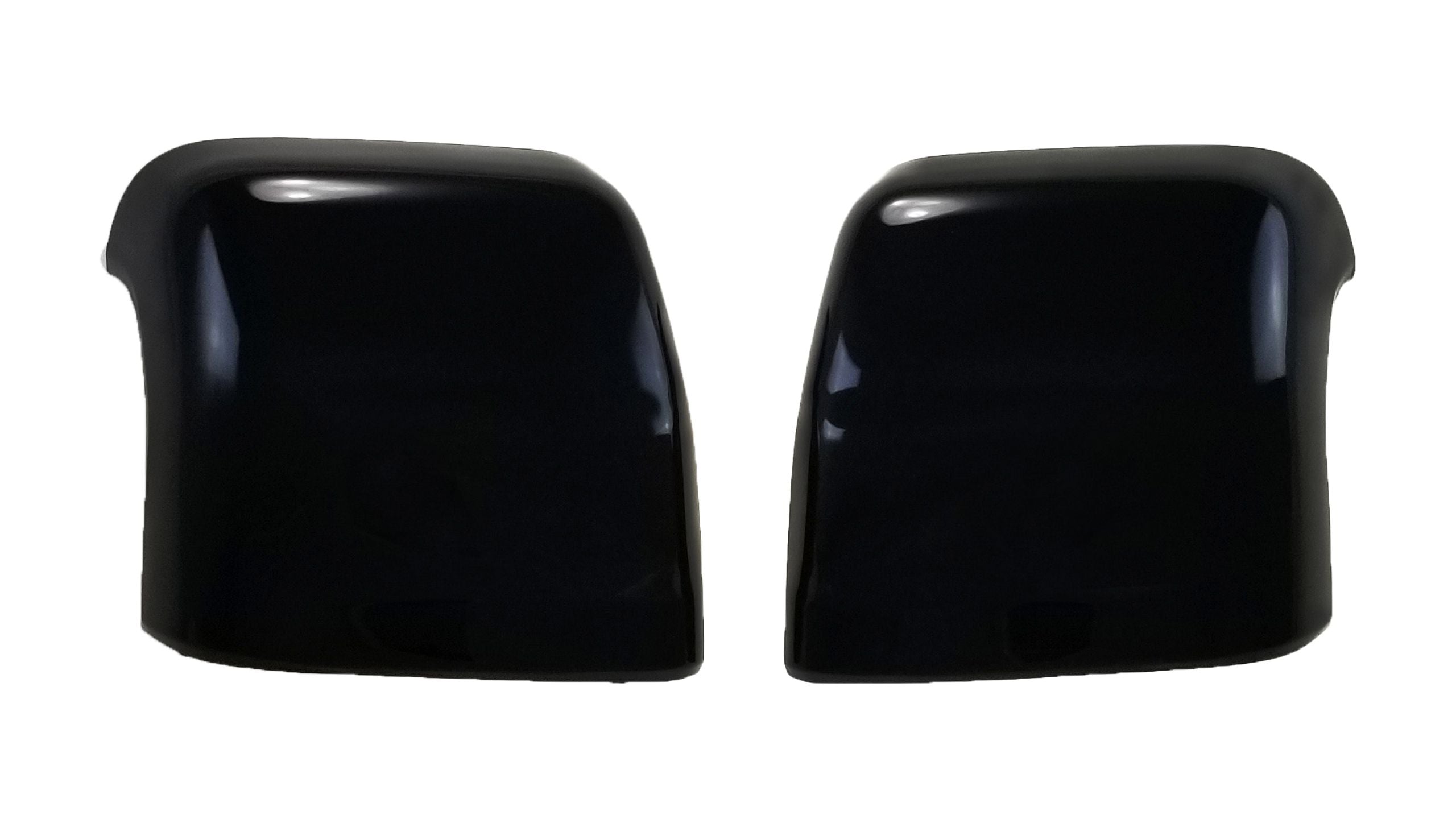 MC6228BLK 17-22 Nissan Titan Tow-style 2 PCS With Turn Signal Top Gloss Black Tape-on Mirror Cover