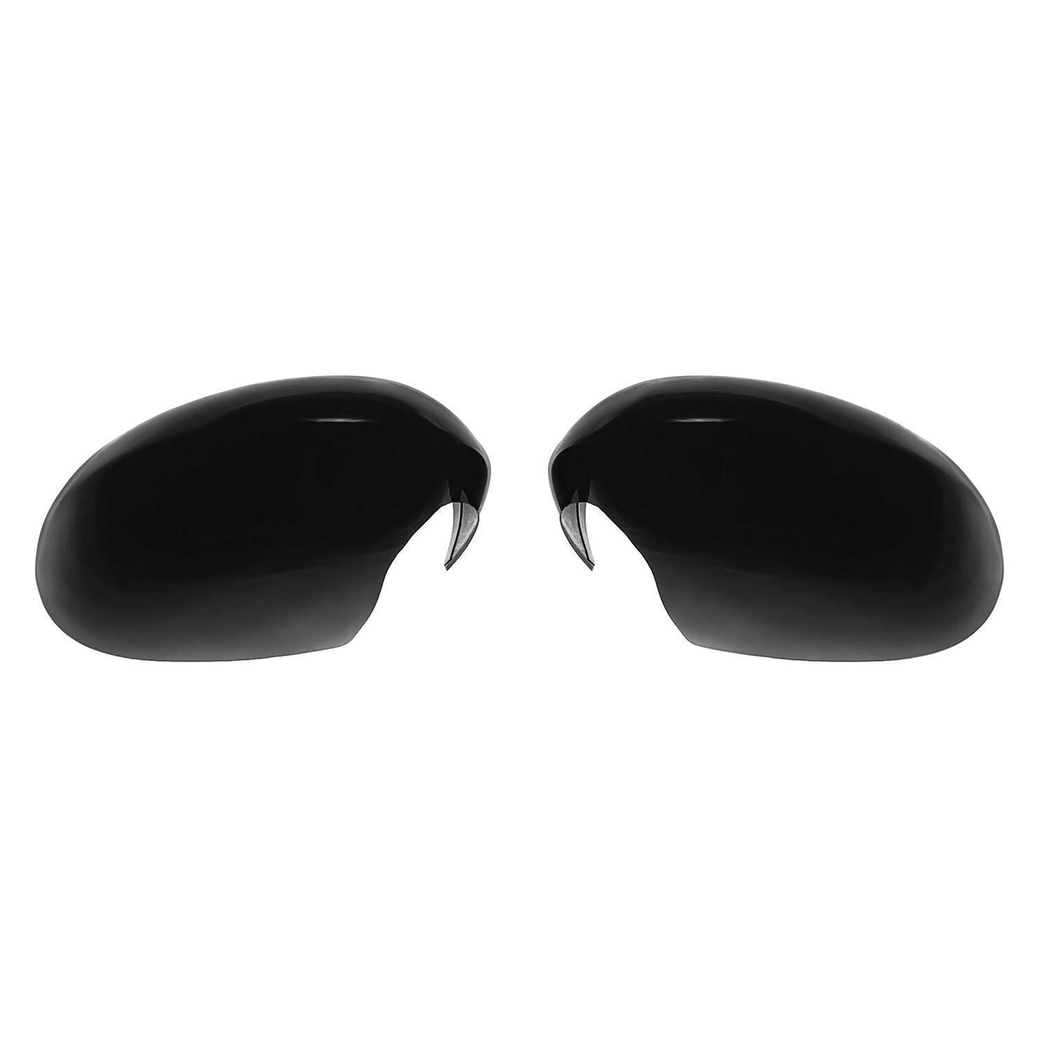 MC6235BLK 08-21 Dodge Challenger 2 PCS Full Gloss Black Tape-on Mirror Cover