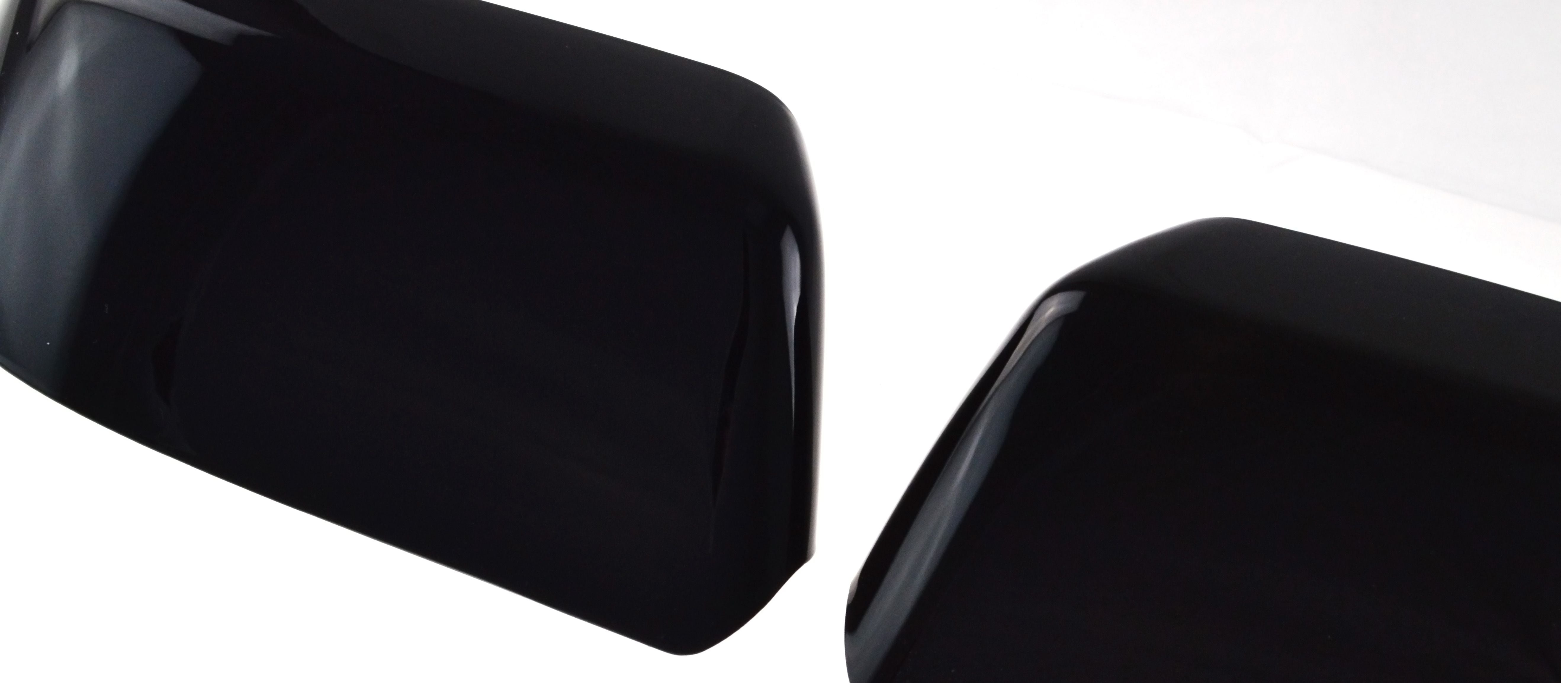 MC6238BLK 15-20 Chevrolet Tahoe 2 PCS Top Gloss Black Tape-on Mirror Cover
