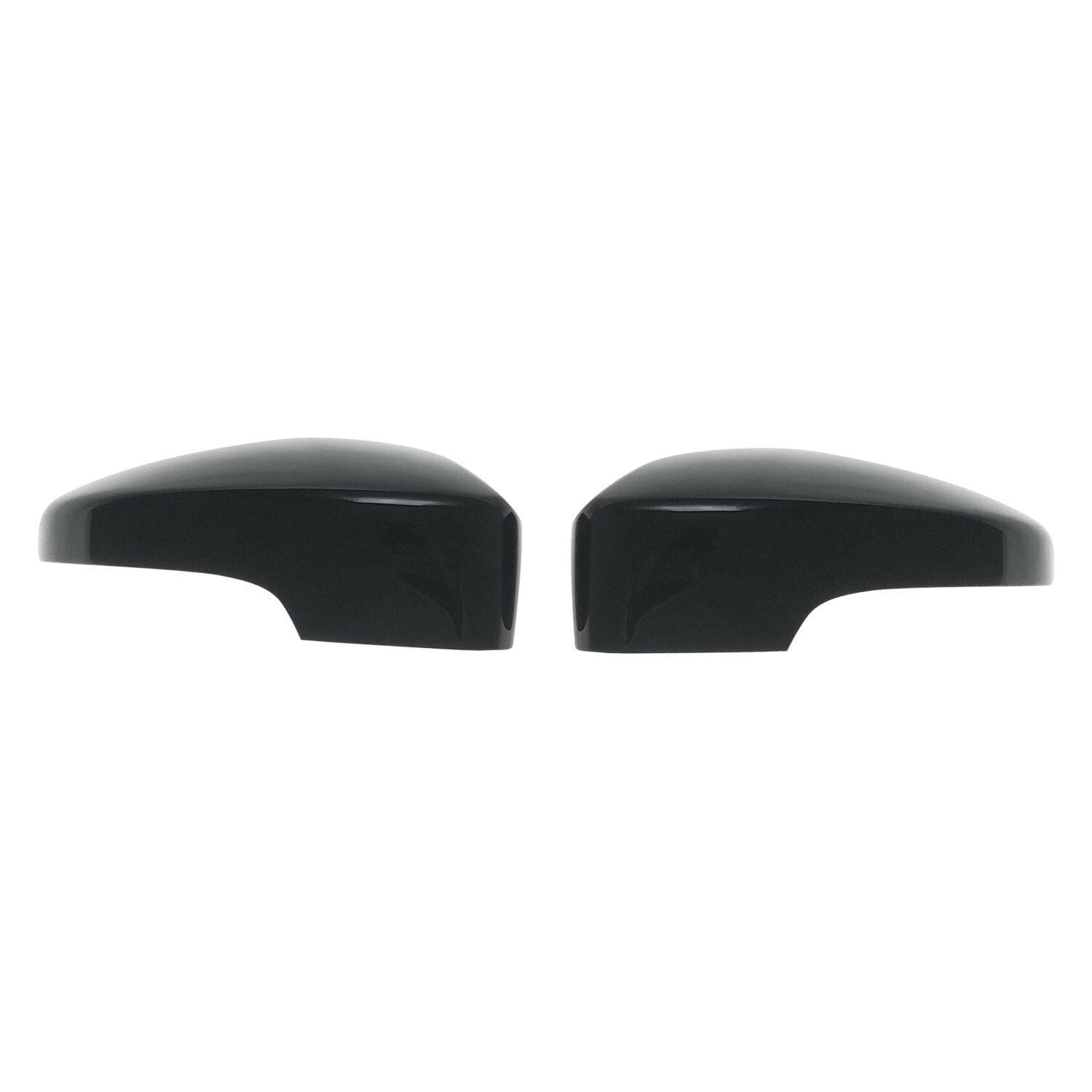 MC6266BLK 17-19 Ford Escape 2 PCS With Turn Signal Top Gloss Black Tape-on Mirror Cover