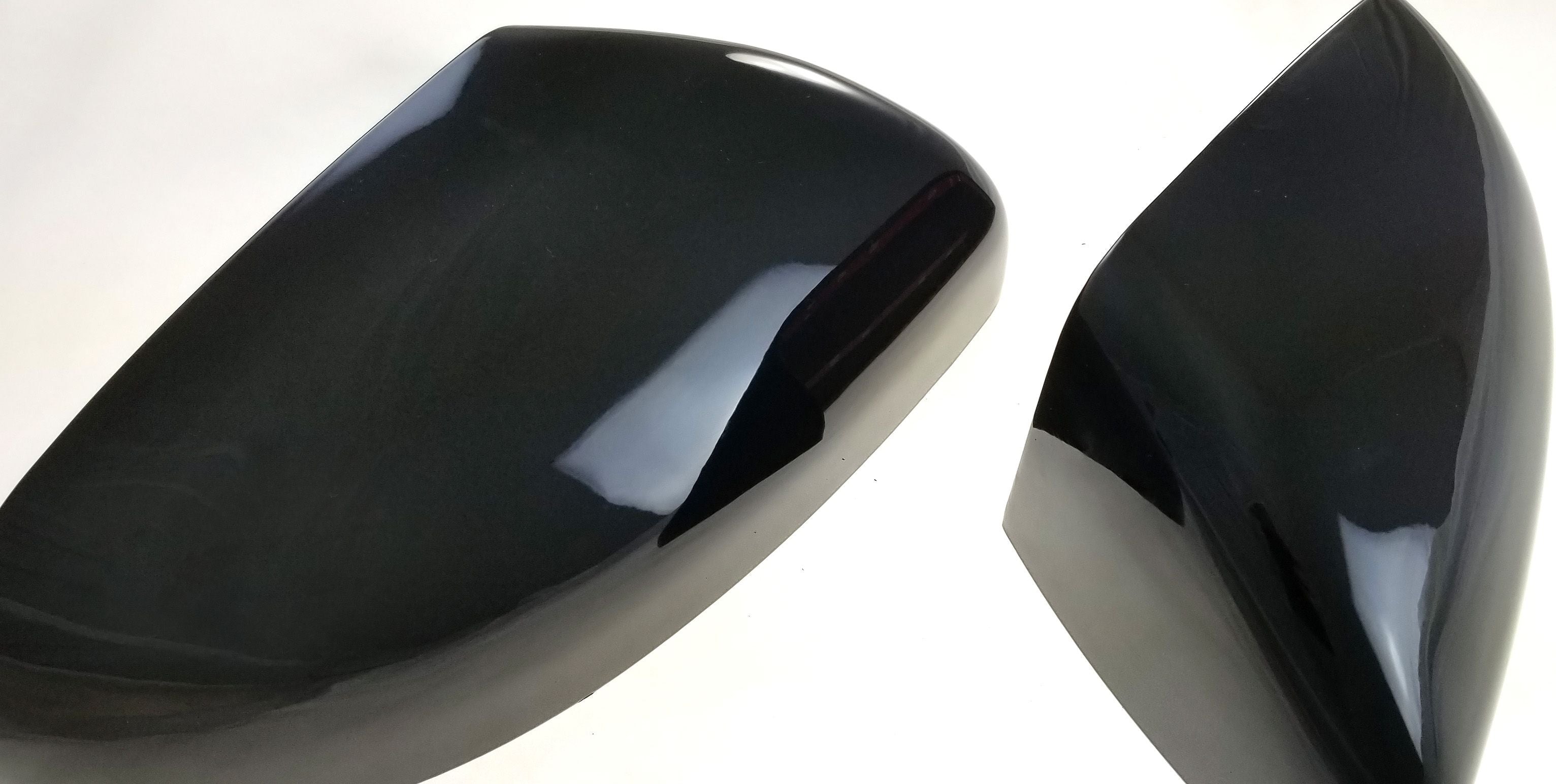 MC6272BLK 15-21 Ford Edge 2 PCS No Turn Signal Top Gloss Black Tape-on Mirror Cover