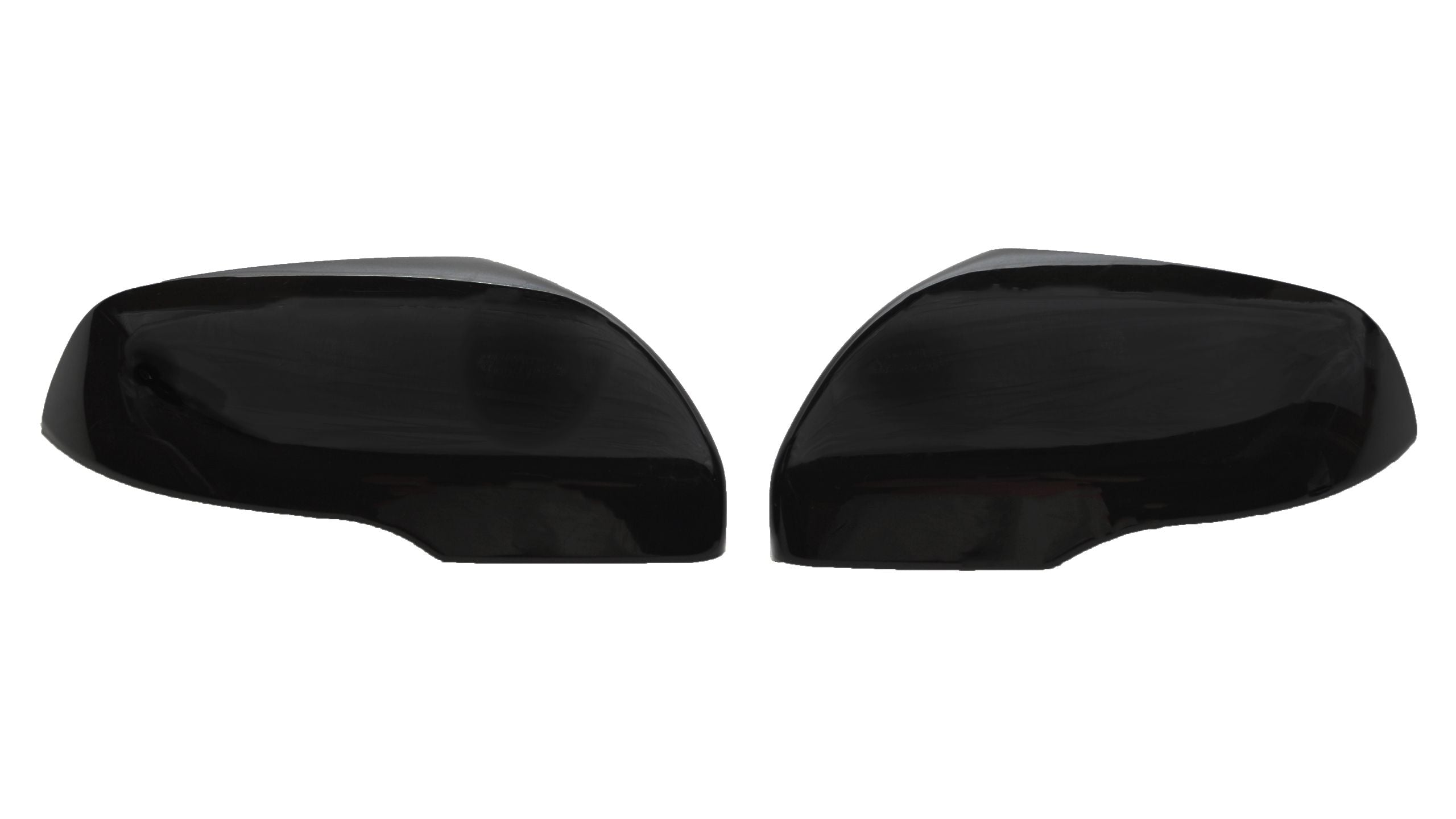 MC6276BLK 15-21 Ford Edge 2 PCS With Turn Signal Top Gloss Black Tape-on Mirror Cover