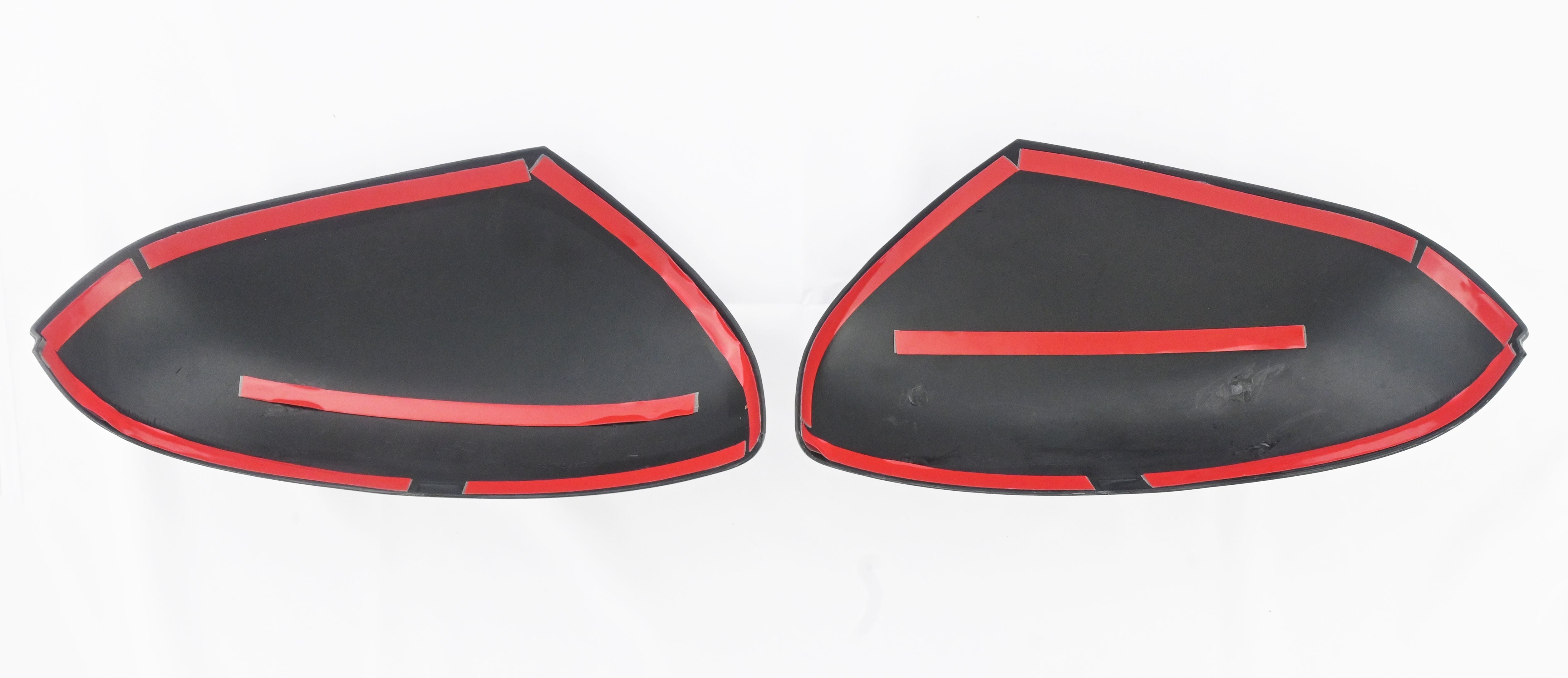 MC6278BLK 19-21 Honda Passport 2 PCS No Turn Signal Top Gloss Black Tape-on Mirror Cover