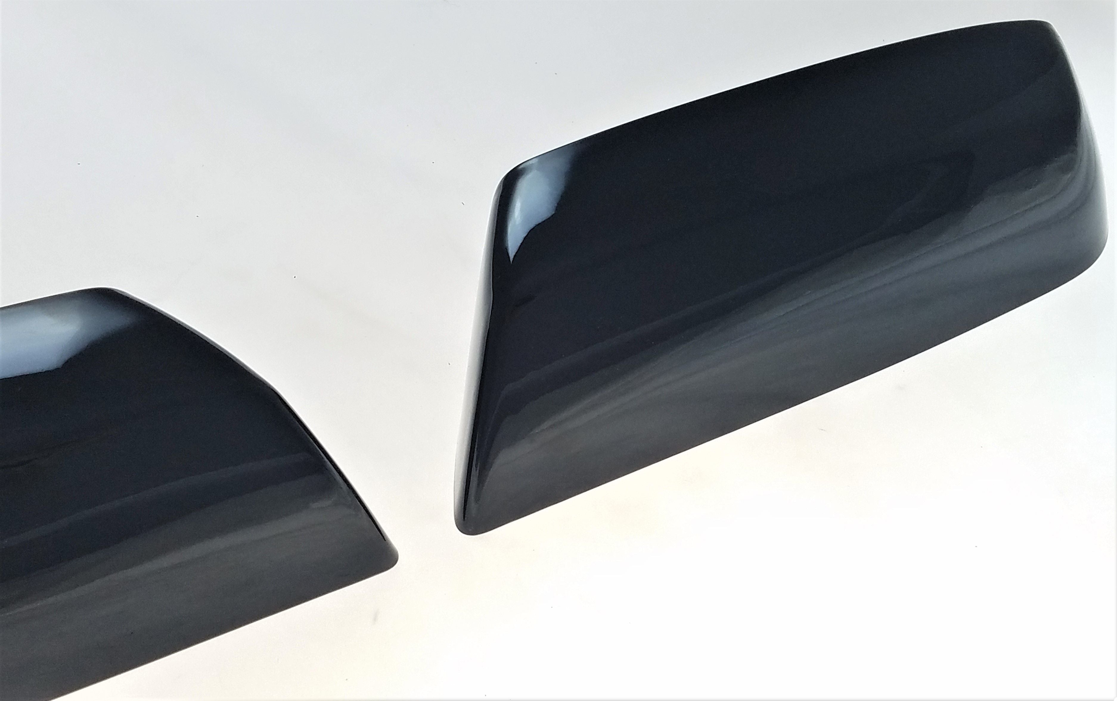 MC6284BLK 14-18 Chevrolet Silverado 1500 2 PCS Top Gloss Black Replacement Mirror Cover