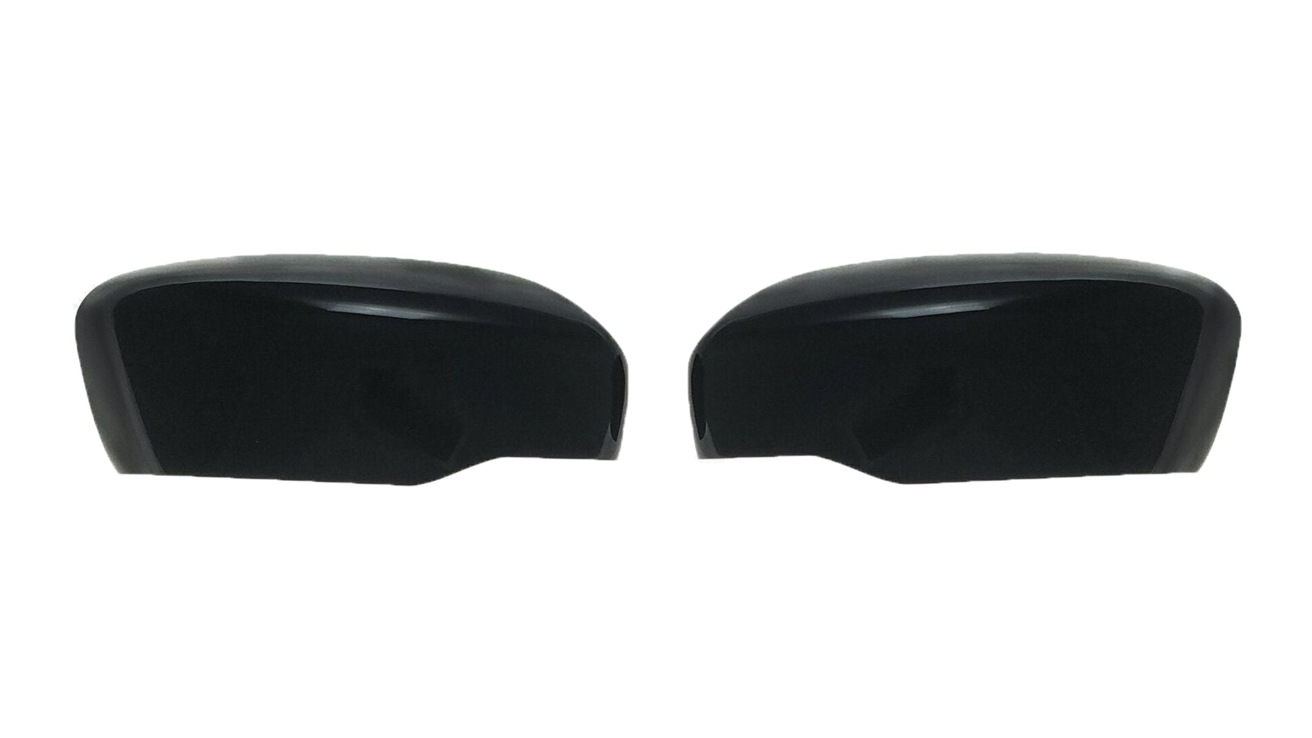 MC6285BLK 21-22 Nissan Frontier 2 PCS No Turn Signal Top Gloss Black Tape-on Mirror Cover