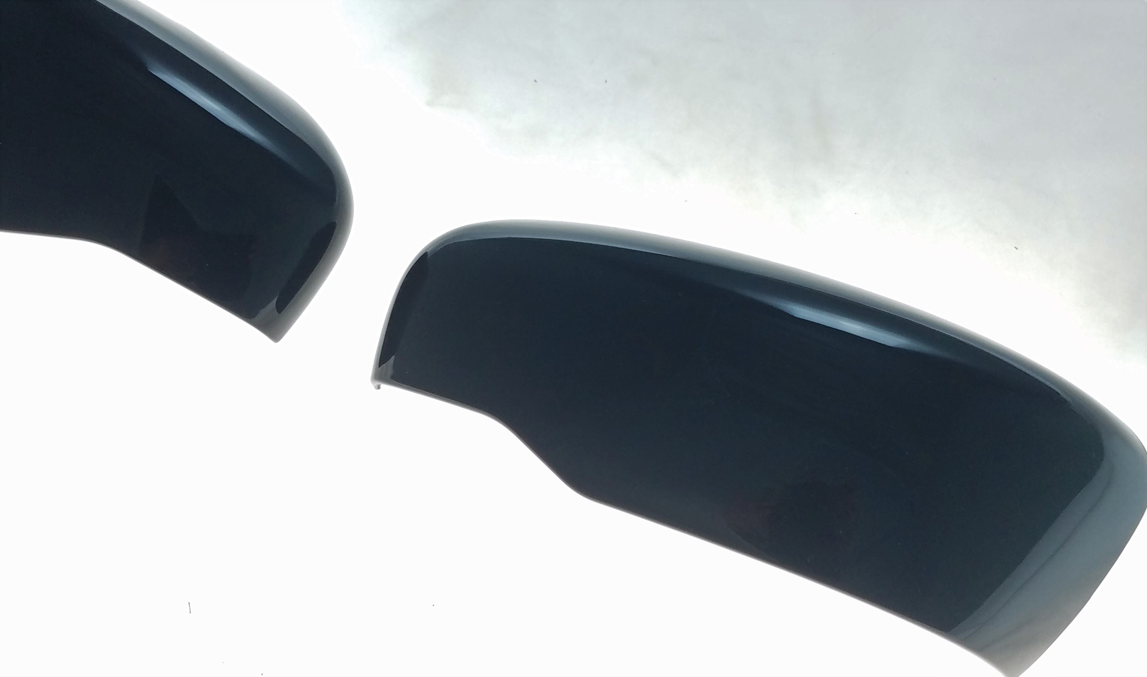 MC6285BLK 14-20 Nissan Rogue 2 PCS No Turn Signal Top Gloss Black Tape-on Mirror Cover