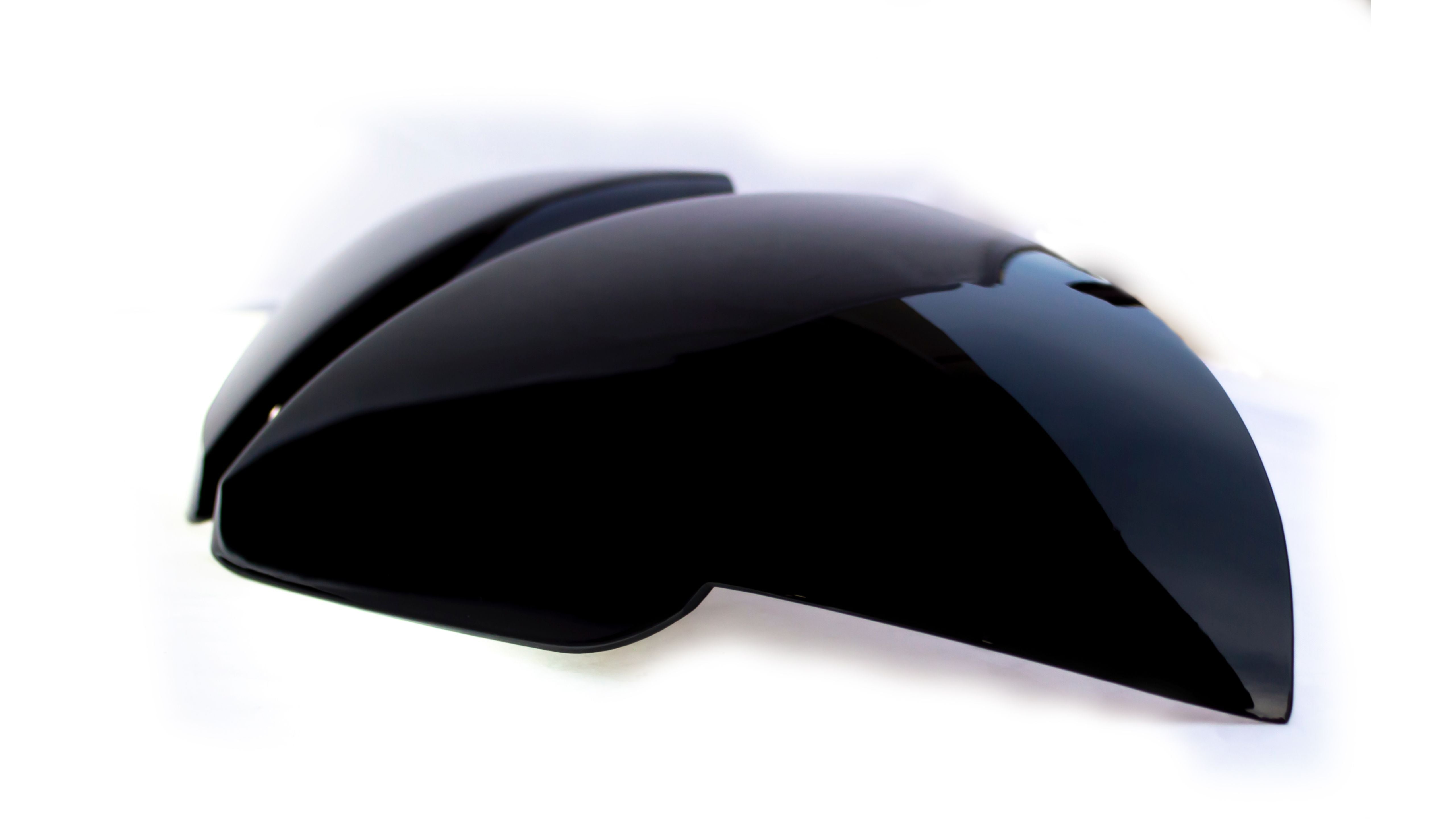 MC6286BLK 16-21 Hyundai Elantra 2 PCS No Turn Signal Top Gloss Black Tape-on Mirror Cover