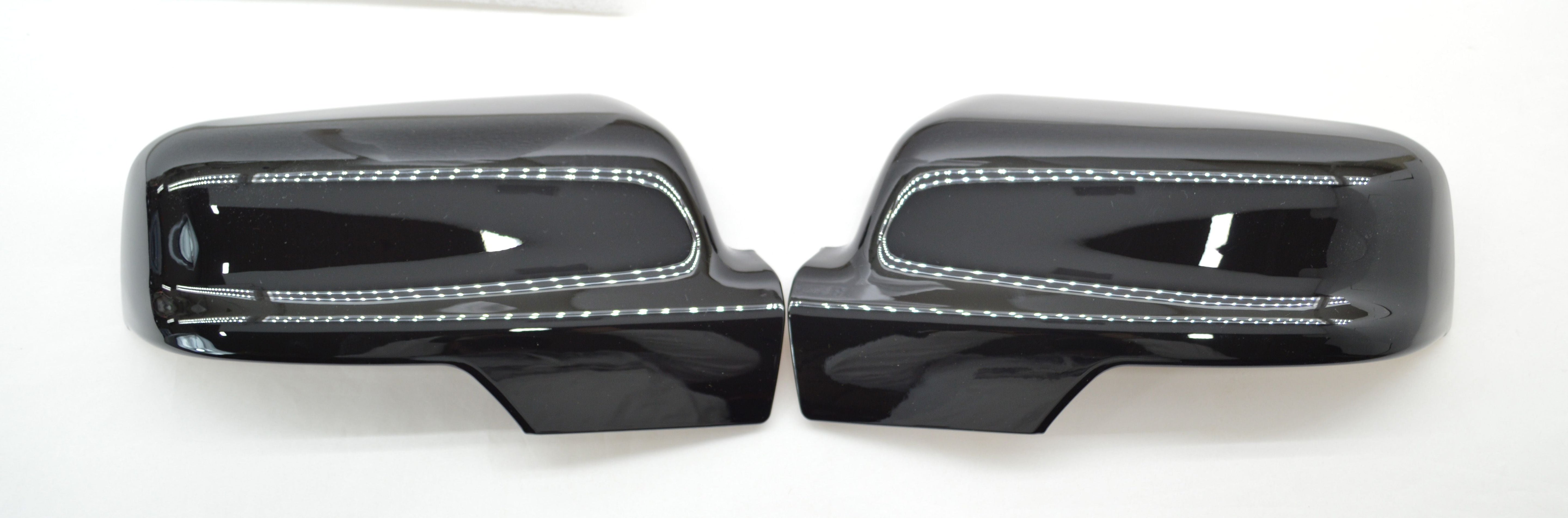MC6290BLK 19-22 Ram 1500 2 PCS With Turn Signal Top Gloss Black Tape-on Mirror Cover