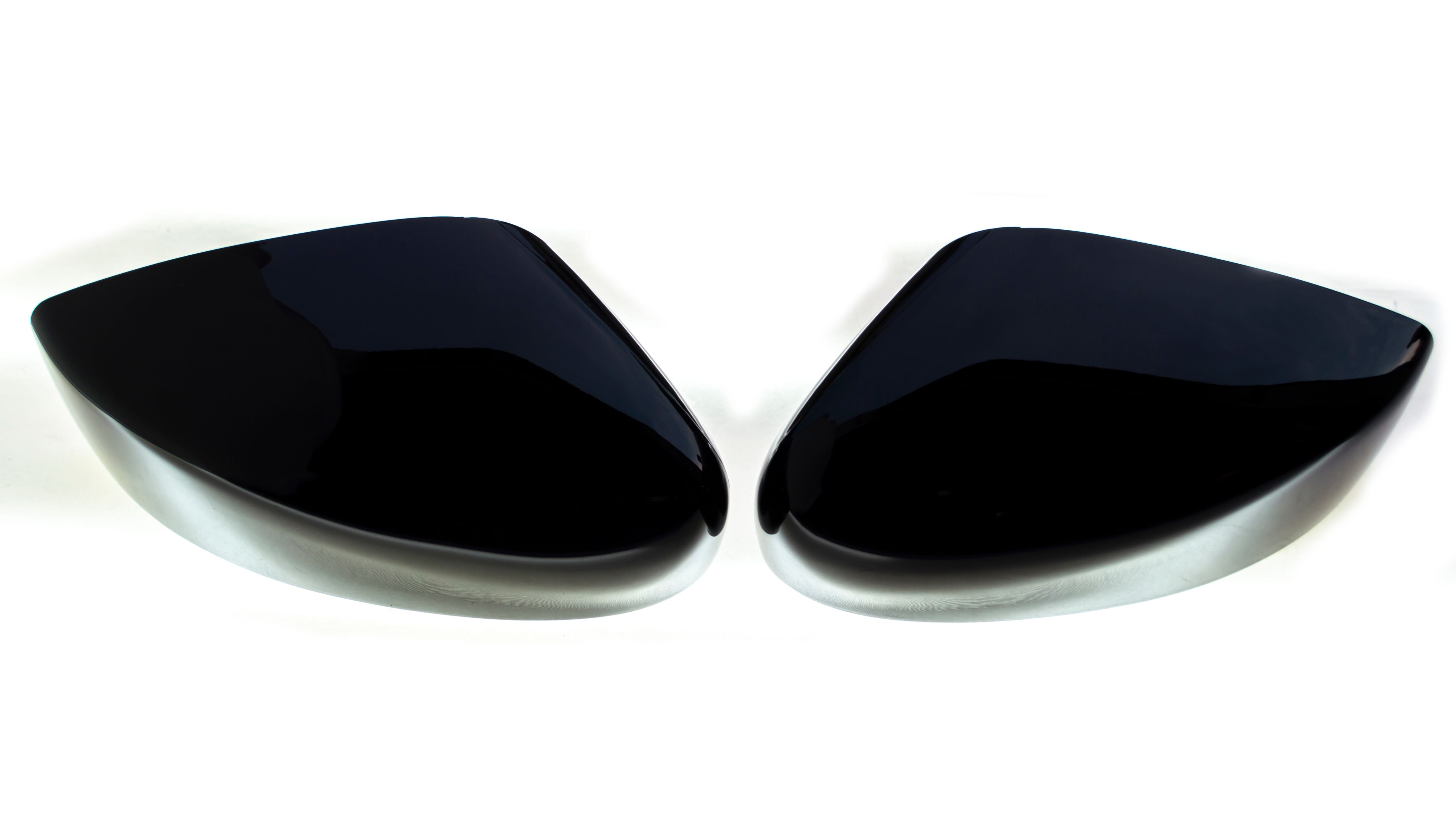 MC6298BLK 17-22 Nissan Kicks 2 PCS No Turn Signal Top Gloss Black Tape-on Mirror Cover