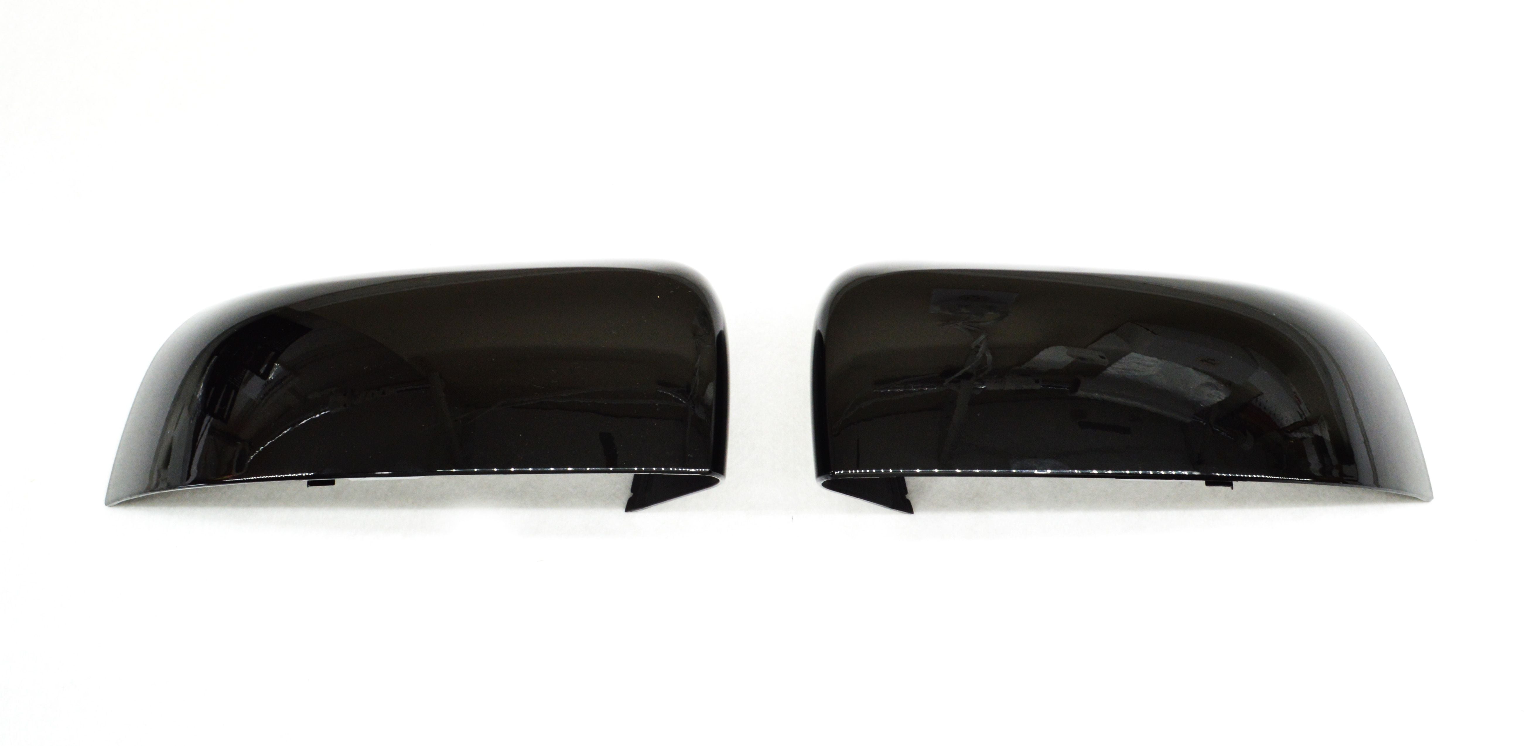 MC6302BLK 19-22 Ford Ranger 2 PCS No Turn Signal Top Gloss Black Replacement Mirror Cover