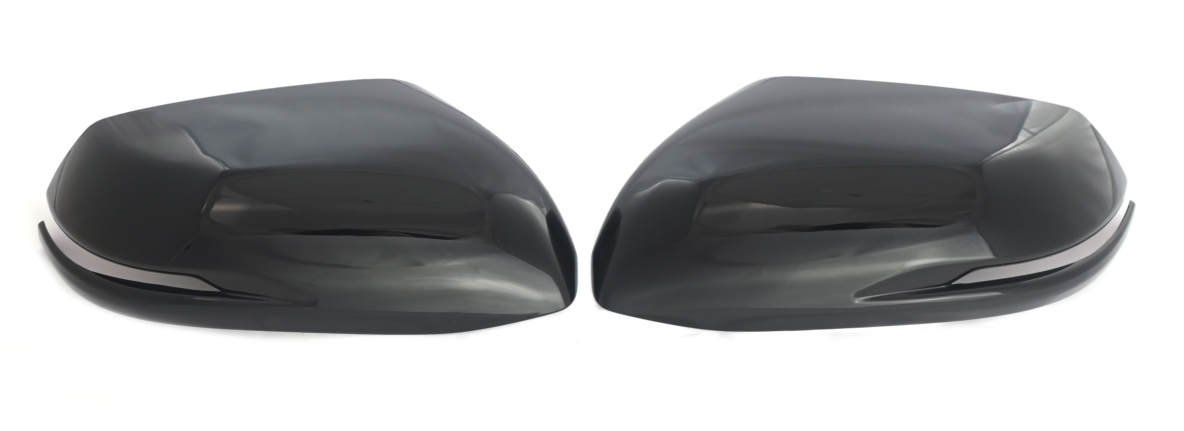 MC6304BLK 17-22 Honda CR-V 2 PCS With Turn Signal Top Gloss Black Tape-on Mirror Cover