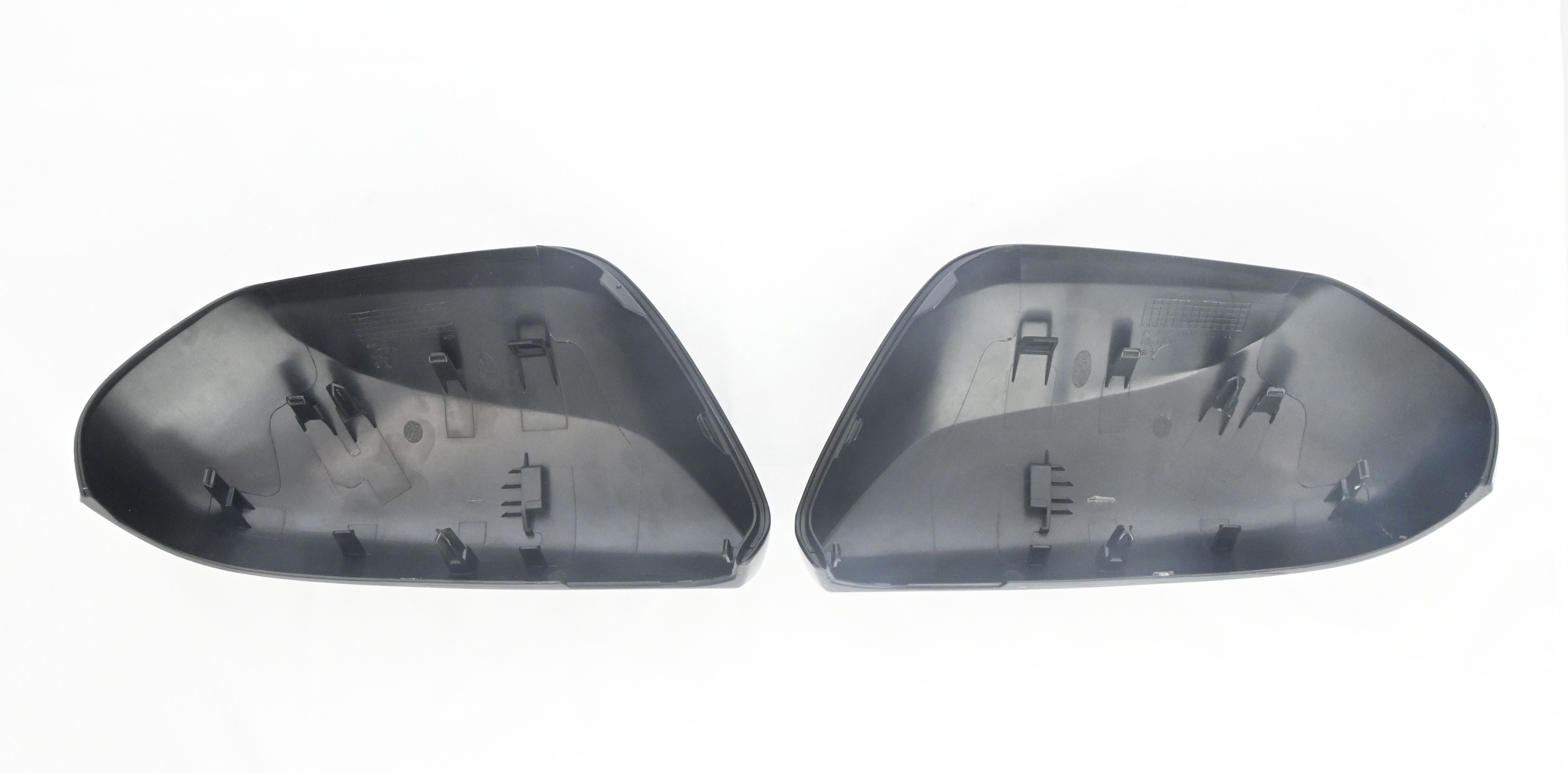 MC6317BLK 17-21 Toyota Prius, 19-21 Toyota Camry 2 PCS No Turn Signal Top Gloss Black Replacement Mirror Cover