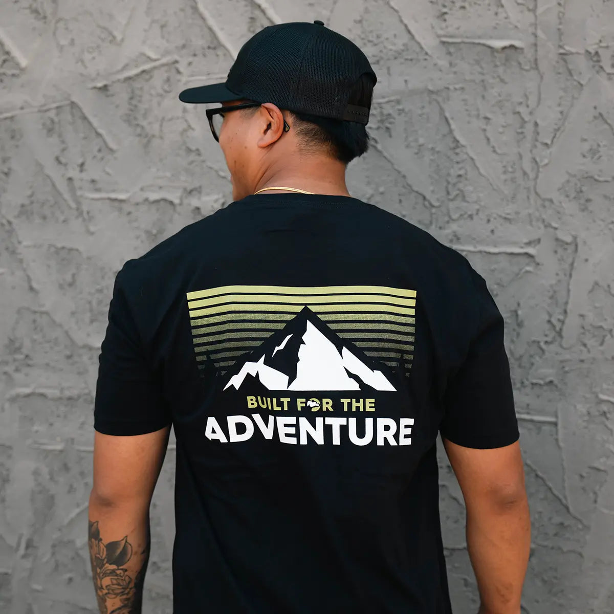 Cali Raised LED Built For The Adventure t-shirt, universal fit