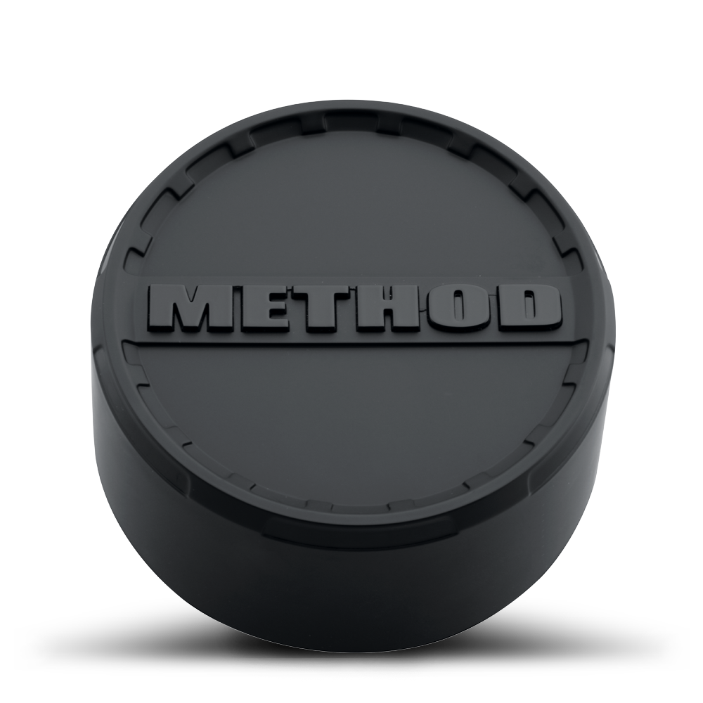 Method black snap-in center cap for universal fit
