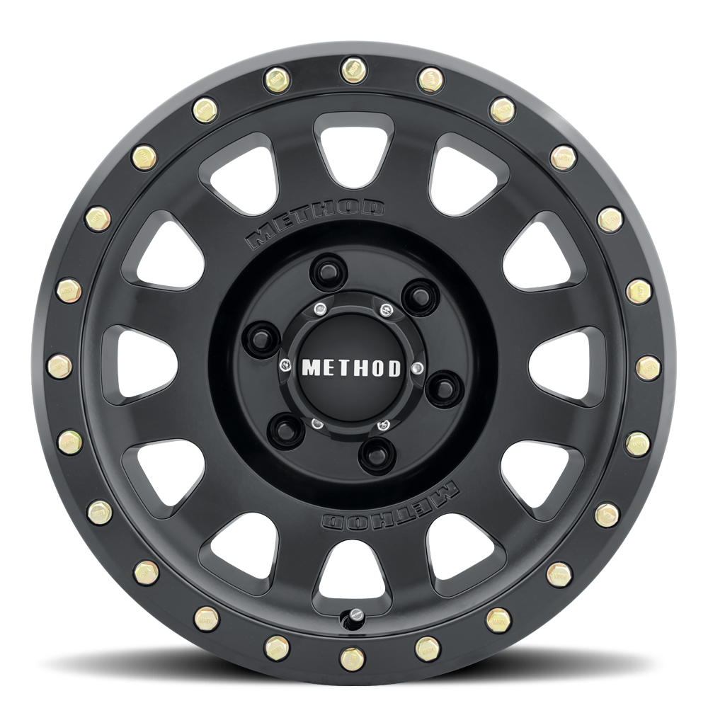 Method 305-HD matte black trailer wheel for universal fit