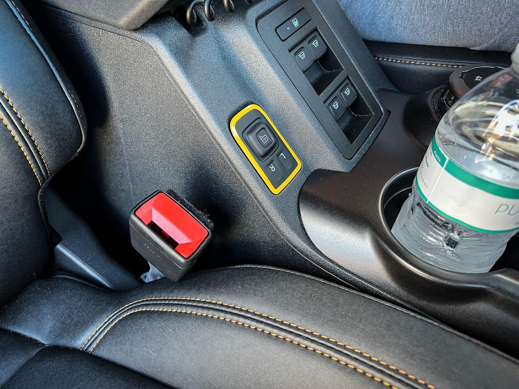 Mirror Adjustment Switch Outline Overlay - 2021+ Bronco