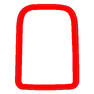 Mirror Adjustment Switch Outline Overlay (Printed Series Vinyl) - 2021+ Bronco