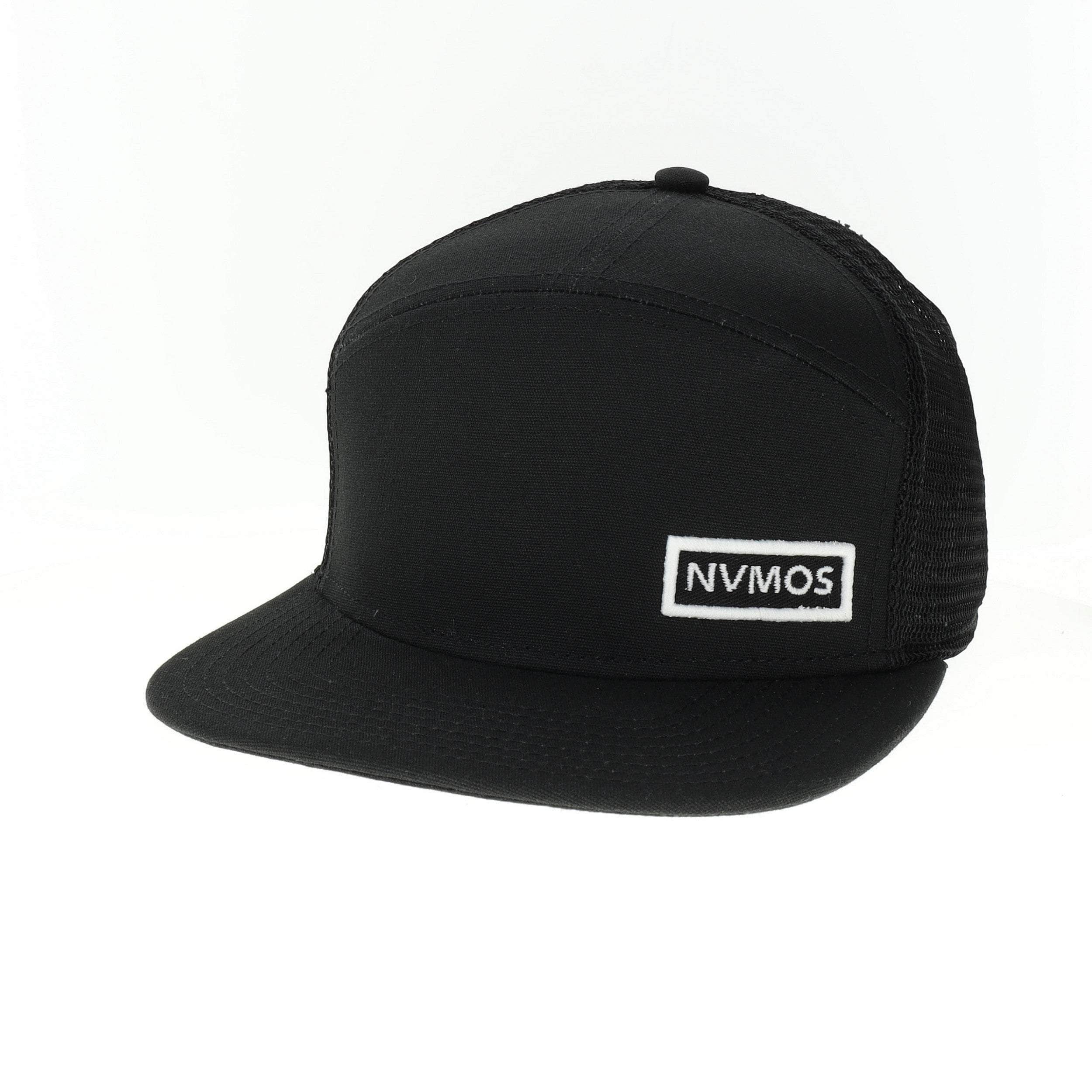 NVMOS Branded 7-Panel Flat Brim Hat