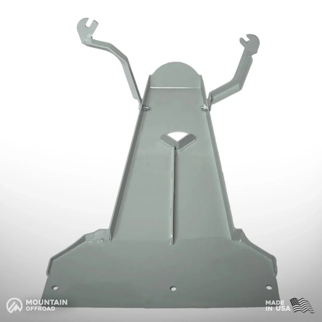 Steel oil pan transmission skid plate for Jeep Gladiator JT 2020+, offroad vehicle protection