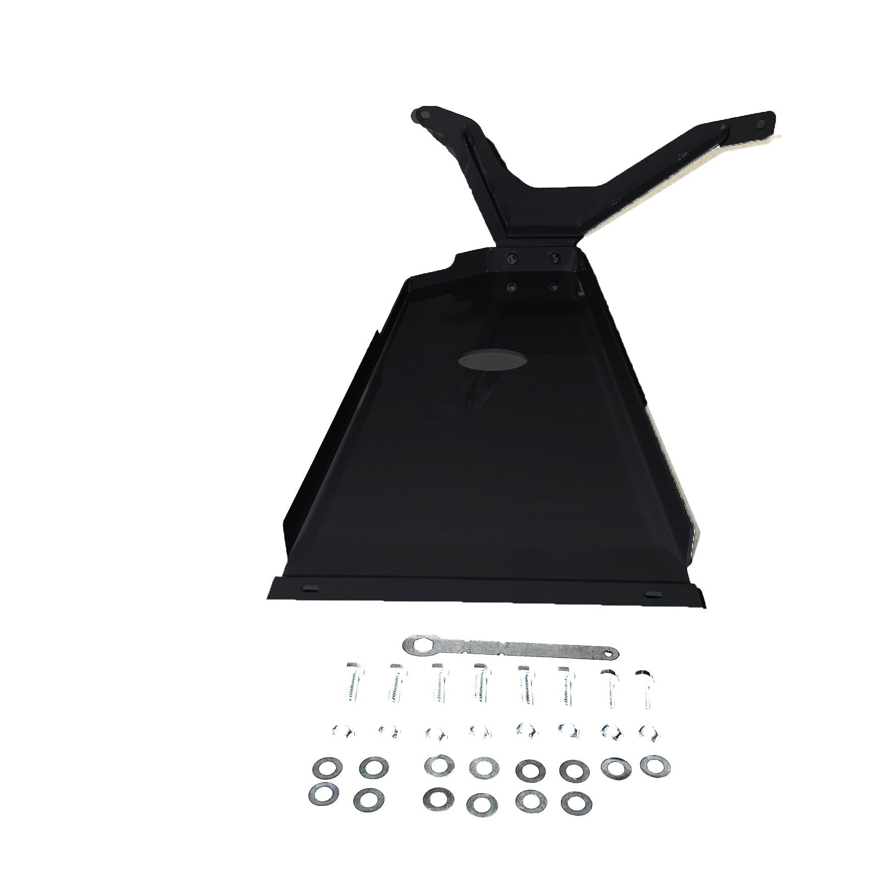 Aluminum skid plate with mounting hardware for Jeep Wrangler TJ or LJ 4.0L