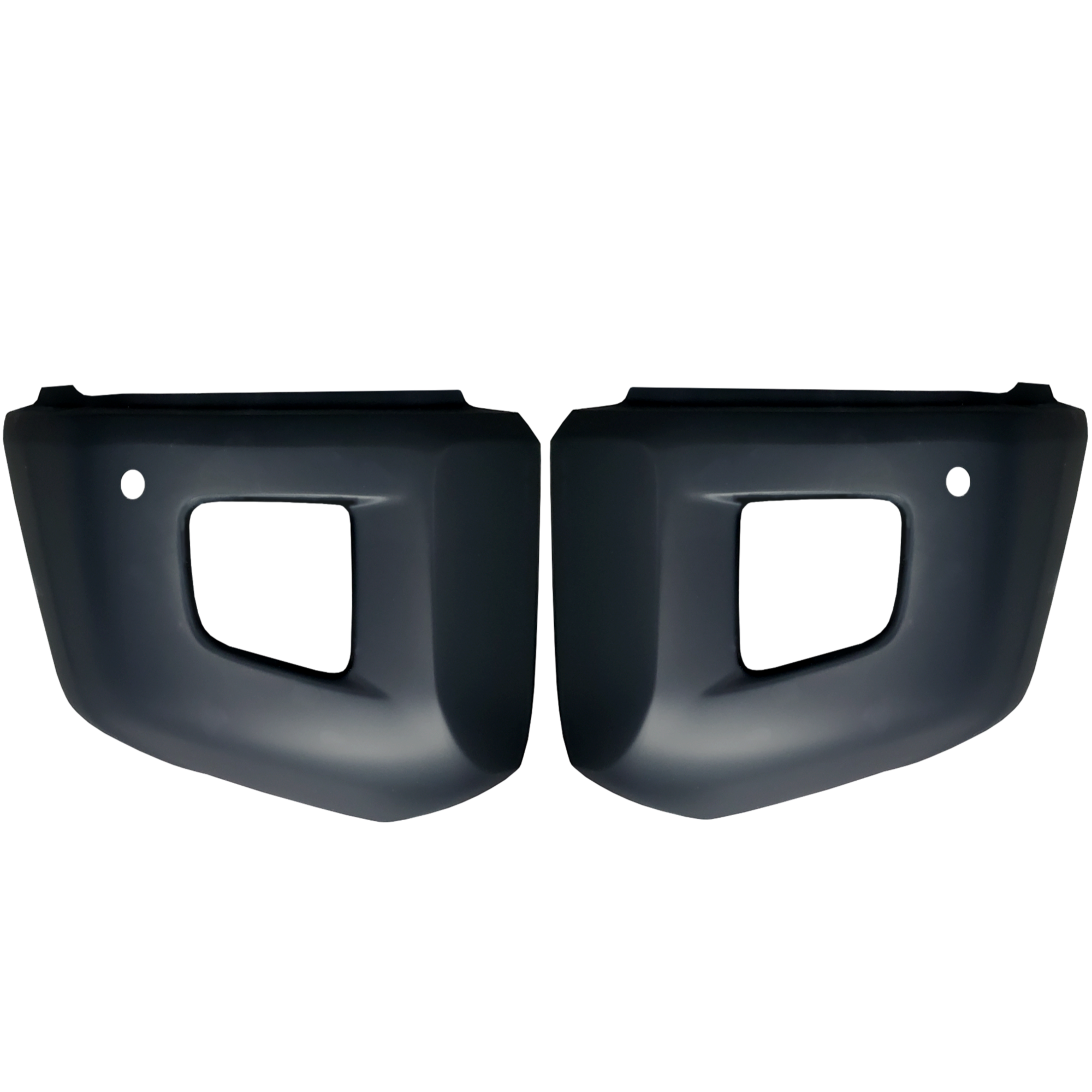 Paintable ABS BumperShellz Front Bumper Overlays for 2014-2021 Toyota Tundra, Chrome Delete Kit, With Sensor Holes – Ideal for Bumper Black-Out.