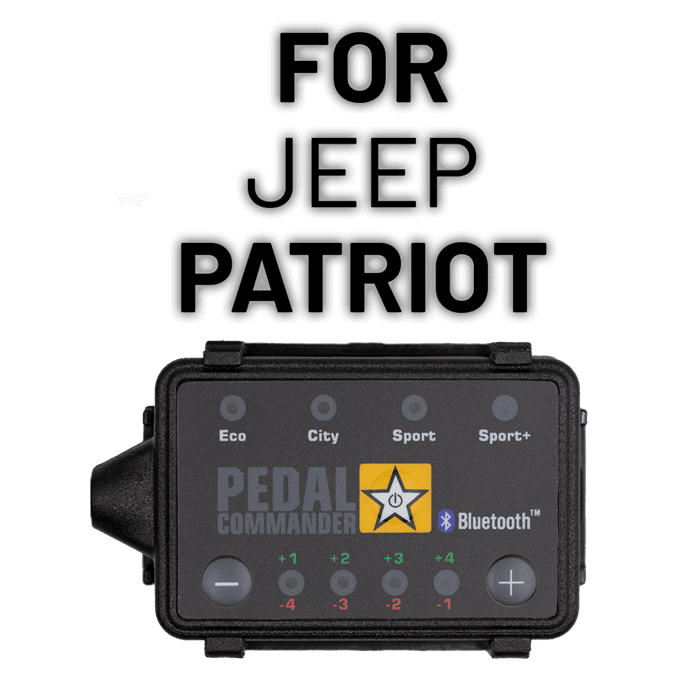 Pedal Commander throttle response controller for Jeep Patriot with Eco, City, Sport modes