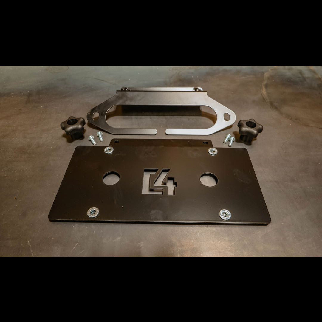 C4 Fabrication Hawse License Plate Mount