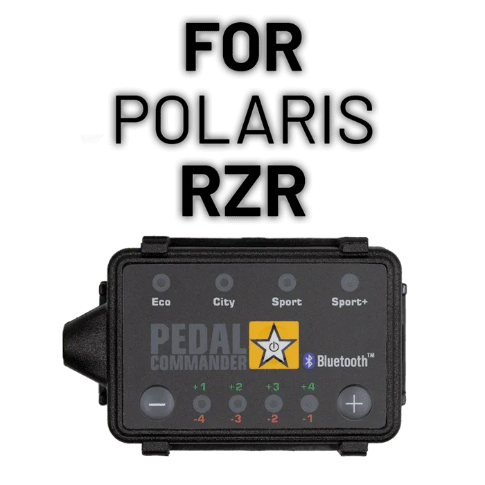 Pedal Commander Bluetooth throttle controller for Polaris RZR with Eco, City, Sport modes