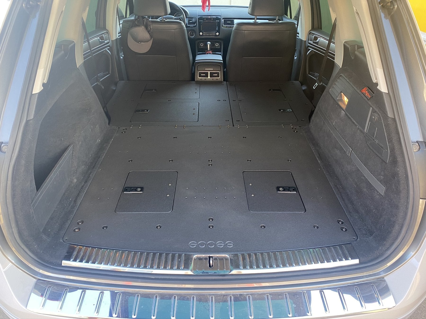 Porsche Cayenne 2011-2017 2.ª generación: sistema de placa de eliminación del asiento de la segunda fila