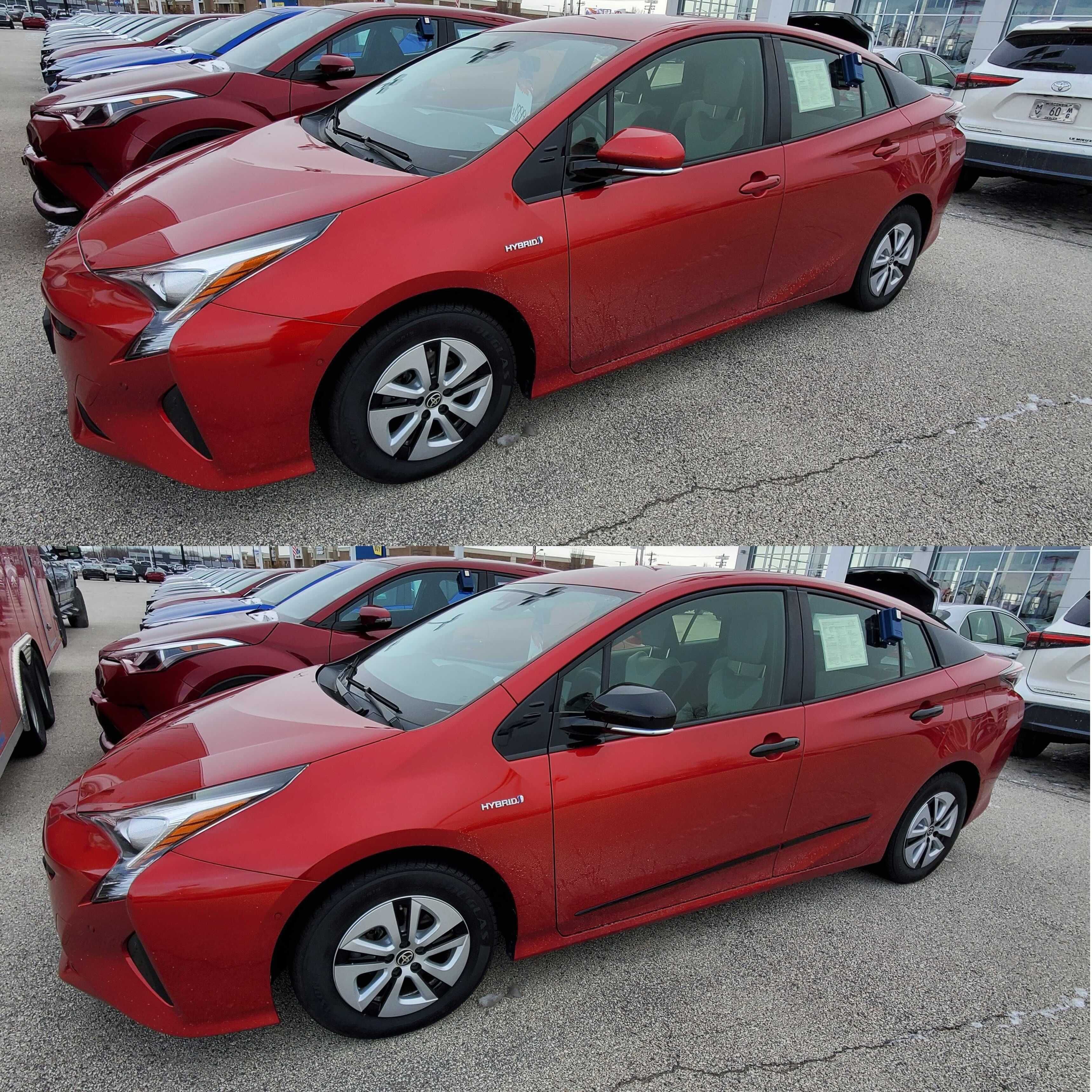 DH6284BLK 17-22 Toyota Prius Works over Keyless Sensors 4 PCS Gloss Black Snap-on W/Tape Door Handle Cover