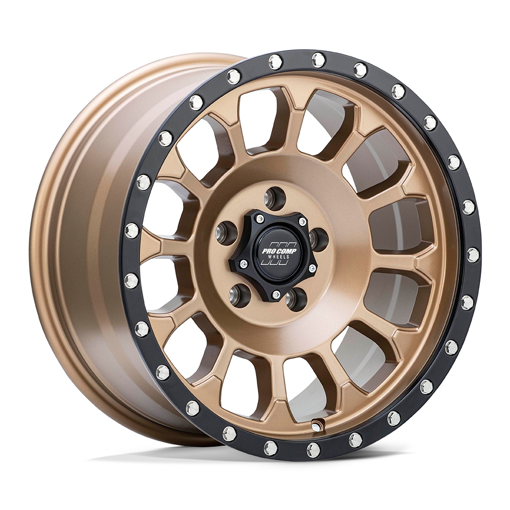 Pro Comp Rockwell (PA34) Wheel - Matte Bronze w/ Black Lip