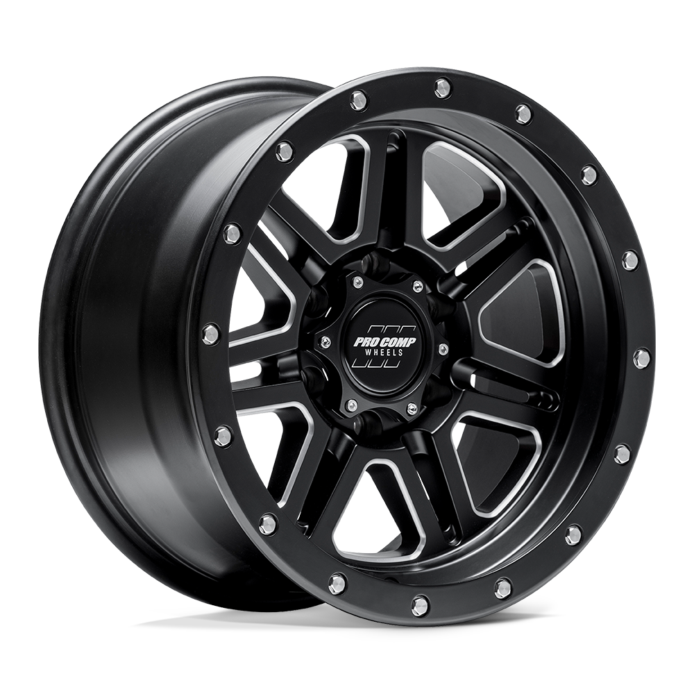 Pro Comp Apex (PA62) Wheel - Satin Black Milled