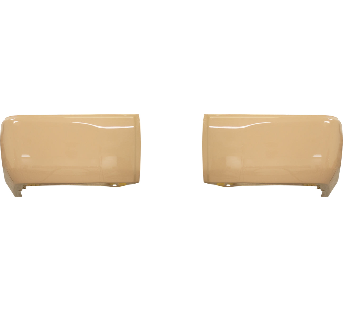 Quicksand (Color Code: 4V6) BumperShellz Rear Bumper Overlays for 2014-2021 Toyota Tundra, Without Sensor Holes, OEM color matched