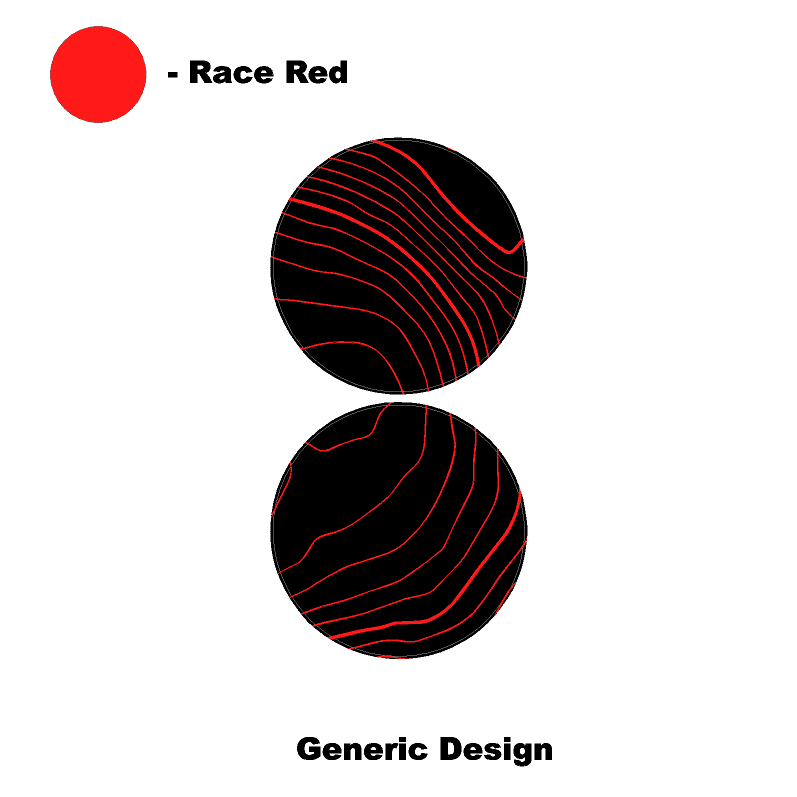 1966 Topographic Shifter Plate (Printed Series + Acrylic) - 2021+ Bronco