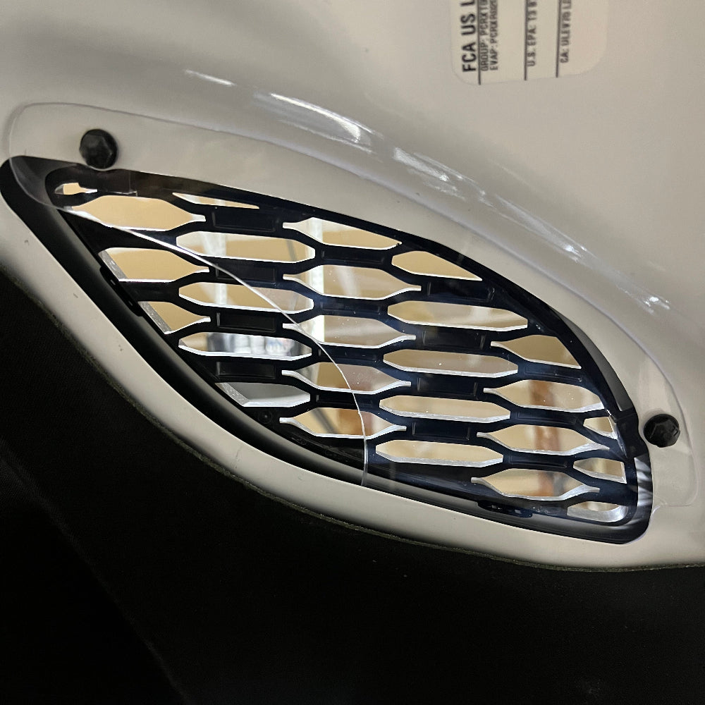 JLT Hood Vent Rain Shield for 2021 Durango Hellcat, 2019+ Durango RT, 2018+ Durango SRT 6.4L, 2018-2020 Jeep Trackhawk