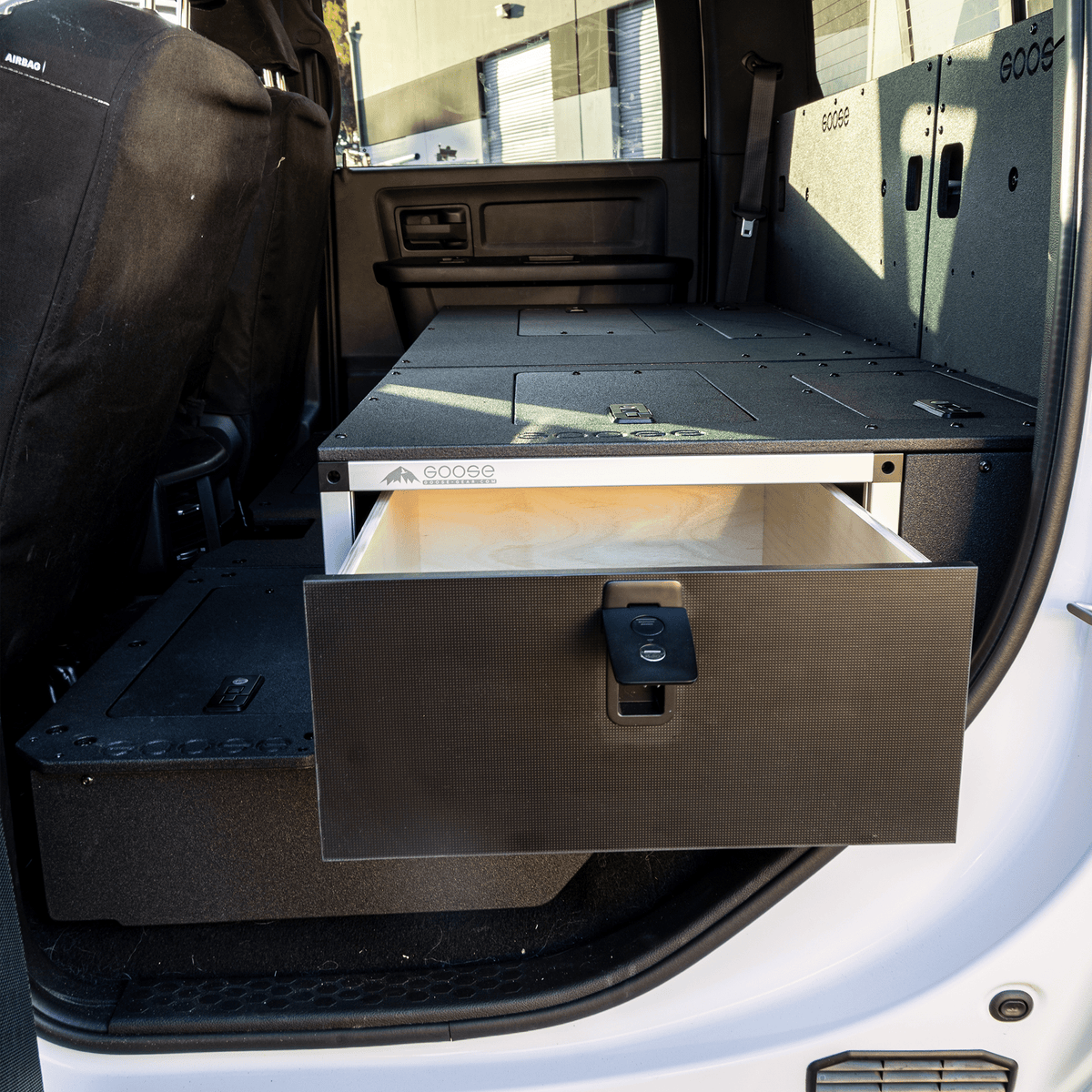 Ram 2500/3500 2009-Present 4th and 5th Gen. Crew Cab - Second Row Single Drawer Module – view 6