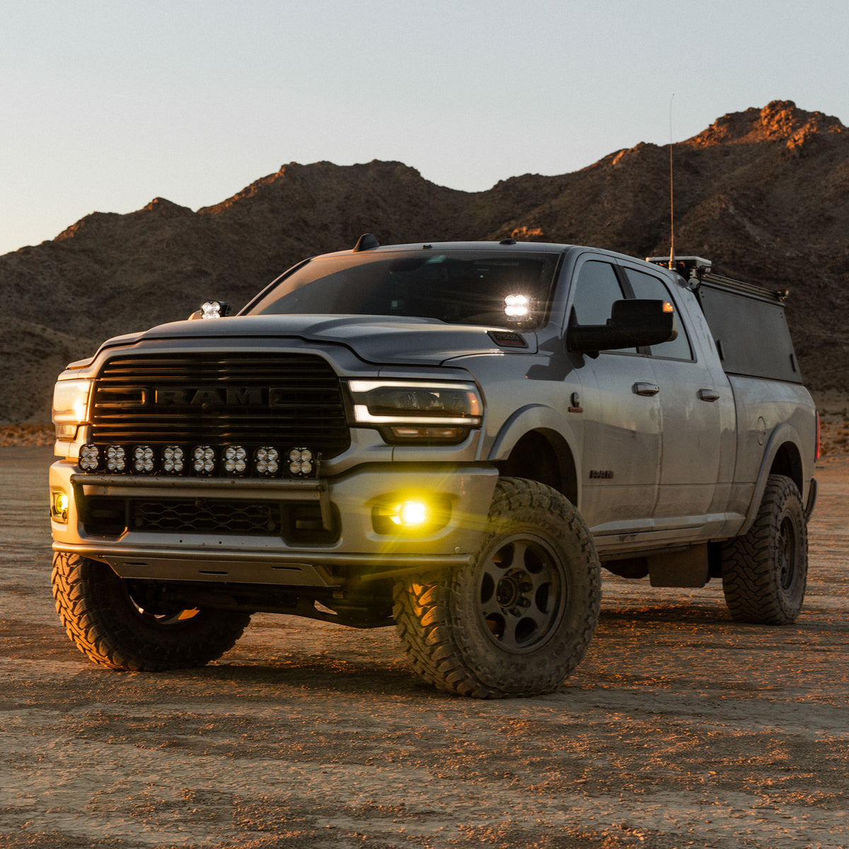 Baja Designs Squadron 2.0 Sport Fog Pocket Light Kit - RAM 2019-25 2500/3500; Note: Big Horn